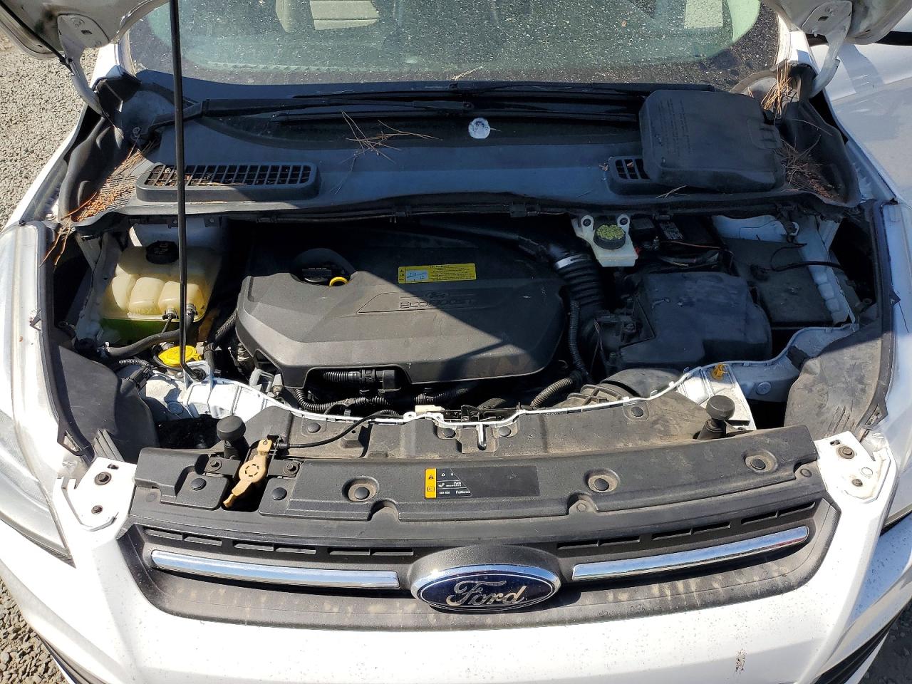 2013 Ford Escape Se White vin: 1FMCU9GX1DUA42583