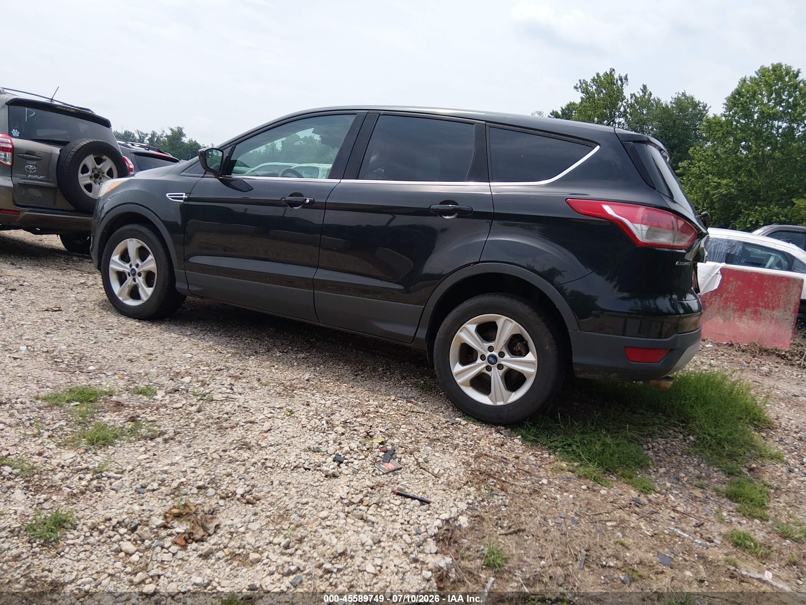2013 Ford Escape Se Black vin: 1FMCU9GX1DUA47282