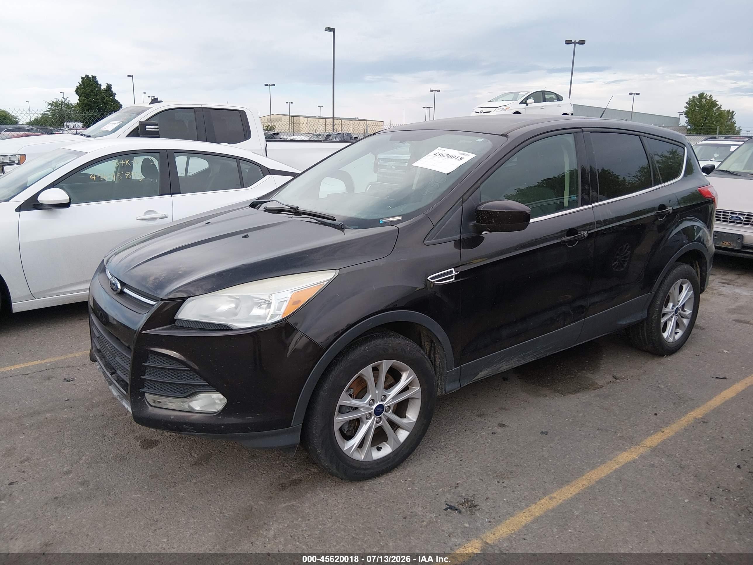 2013 Ford Escape Se Black vin: 1FMCU9GX1DUB46510