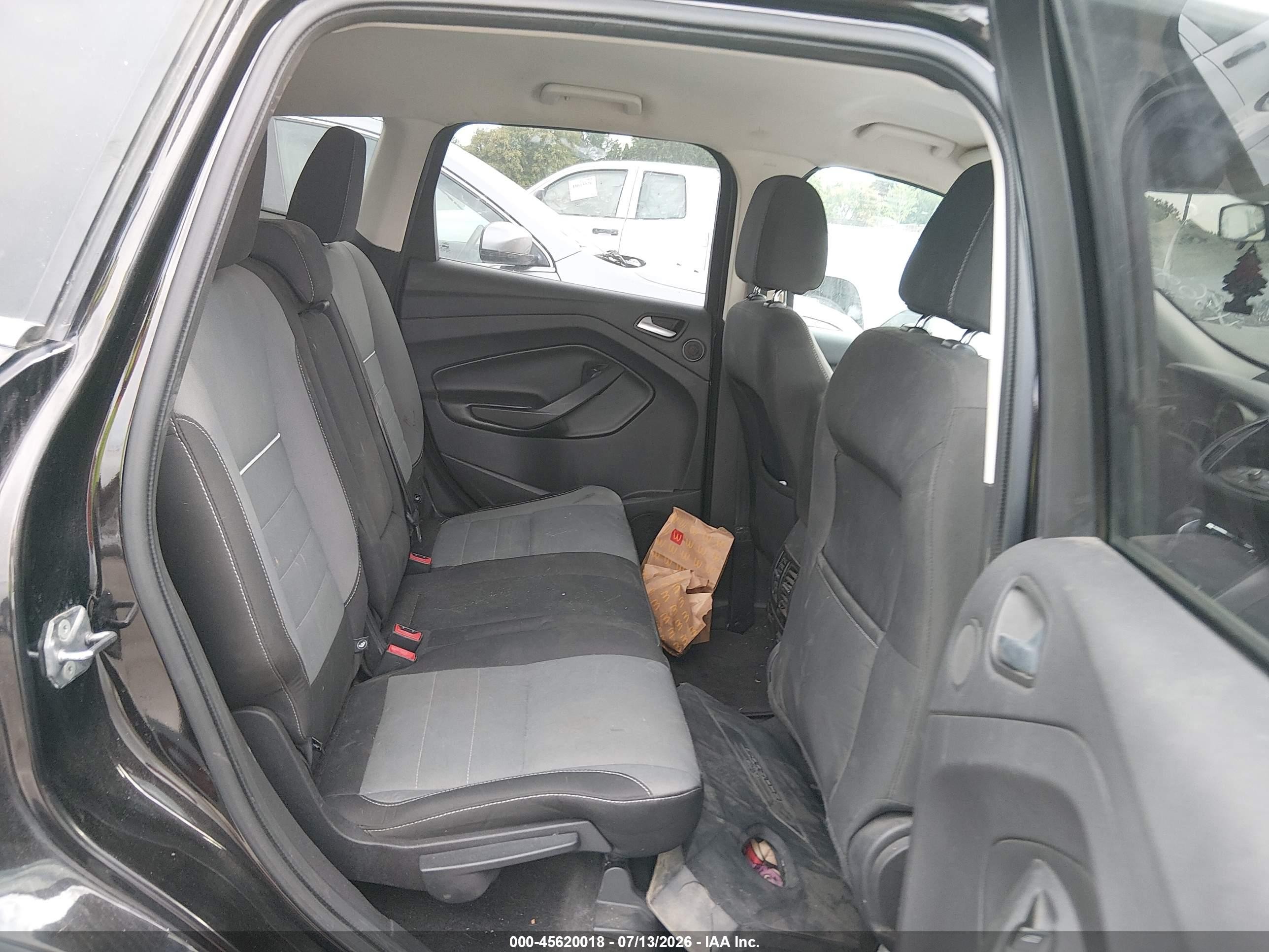 2013 Ford Escape Se Black vin: 1FMCU9GX1DUB46510