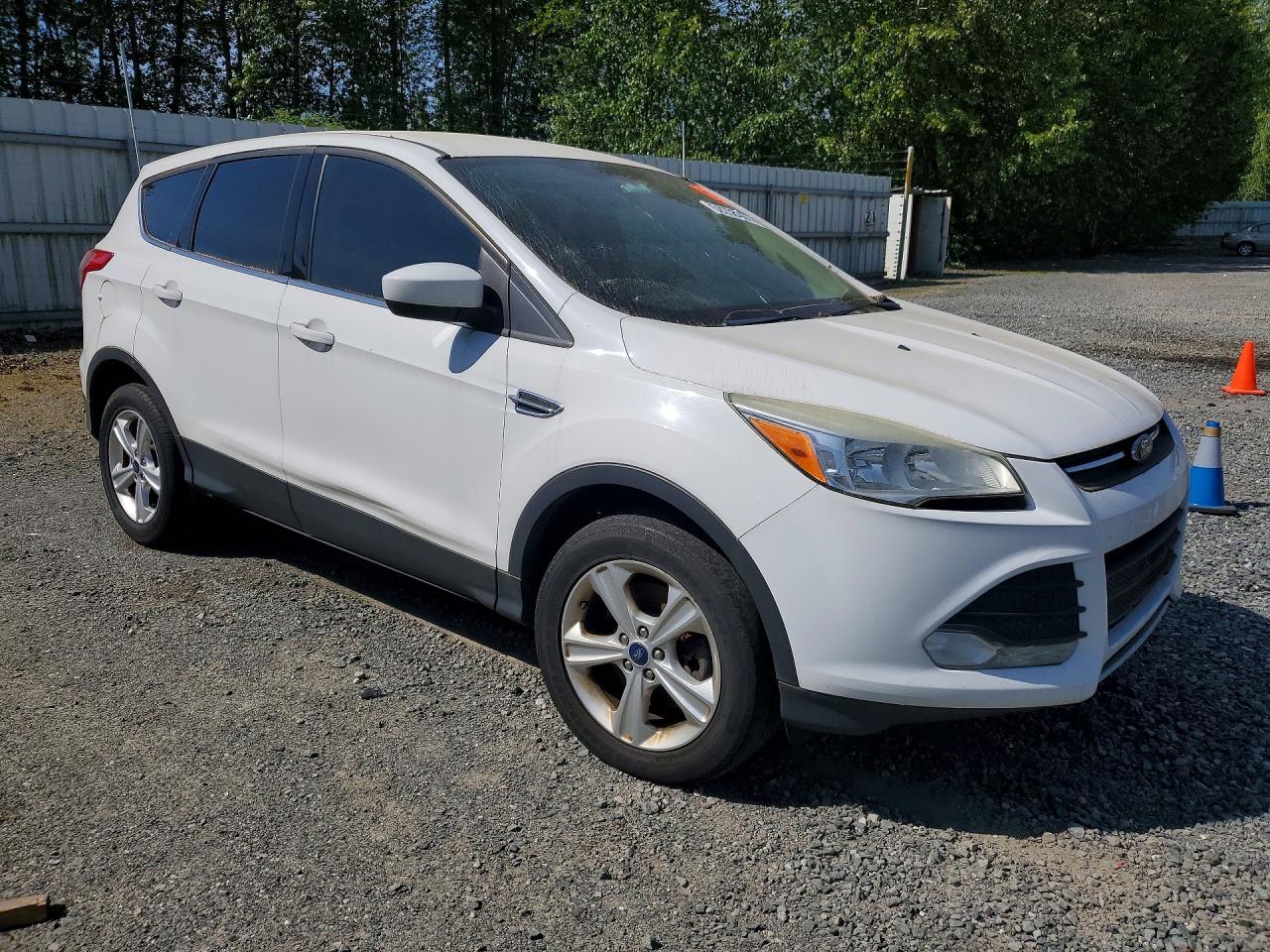 2013 Ford Escape Se White vin: 1FMCU9GX1DUB56356