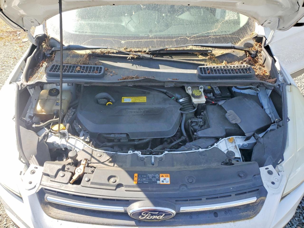 2013 Ford Escape Se White vin: 1FMCU9GX1DUB56356
