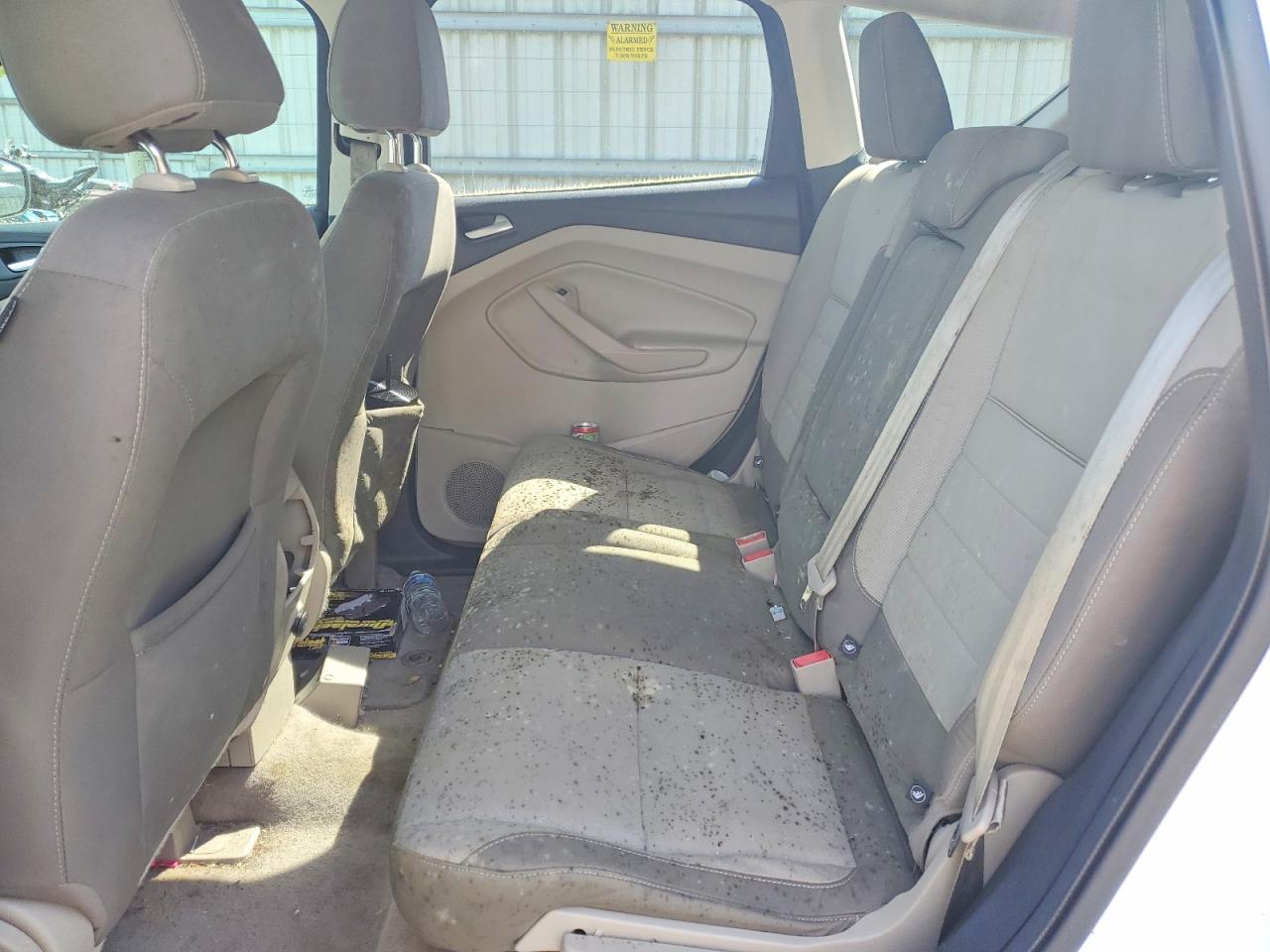 2013 Ford Escape Se White vin: 1FMCU9GX1DUB56356