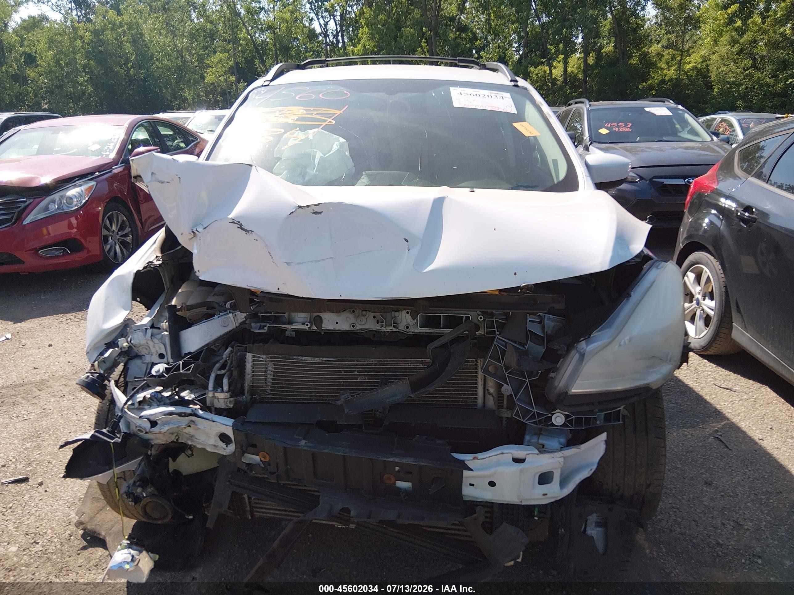 2013 Ford Escape Se Белый vin: 1FMCU9GX1DUB59368