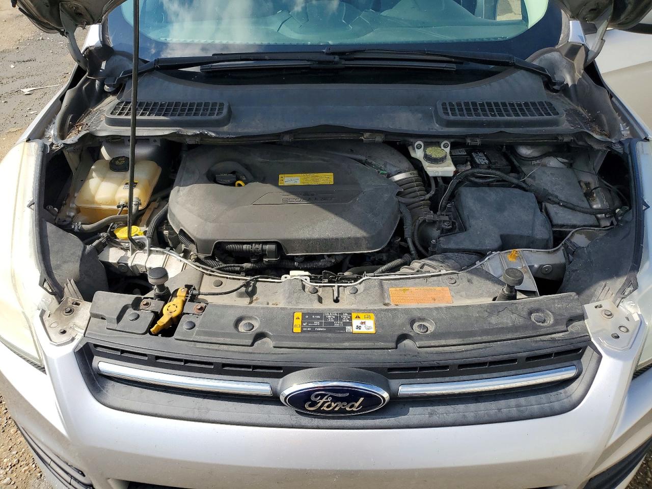 2013 Ford Escape Se Silver vin: 1FMCU9GX1DUB72766