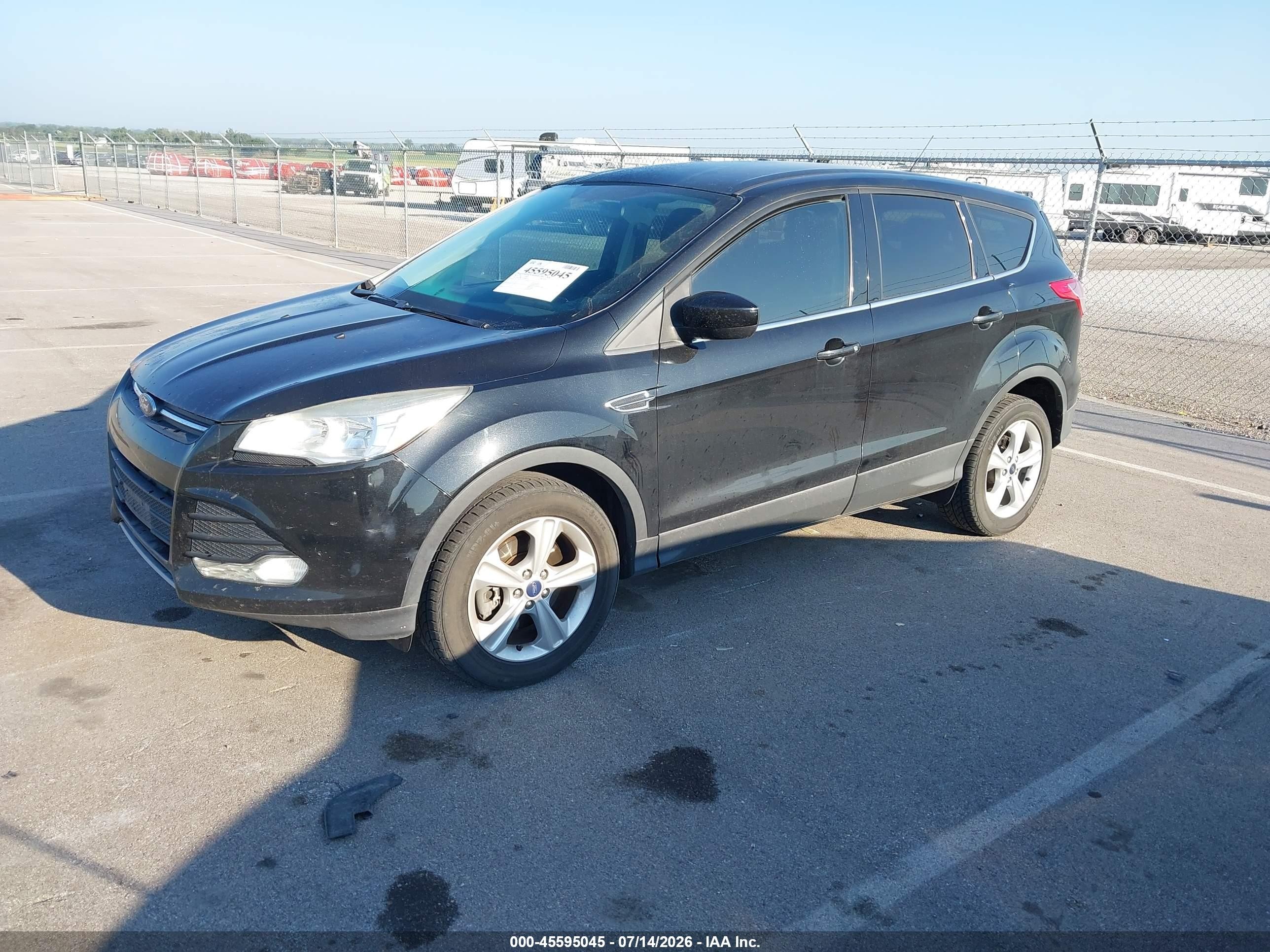 2013 Ford Escape Se Black vin: 1FMCU9GX1DUB84724