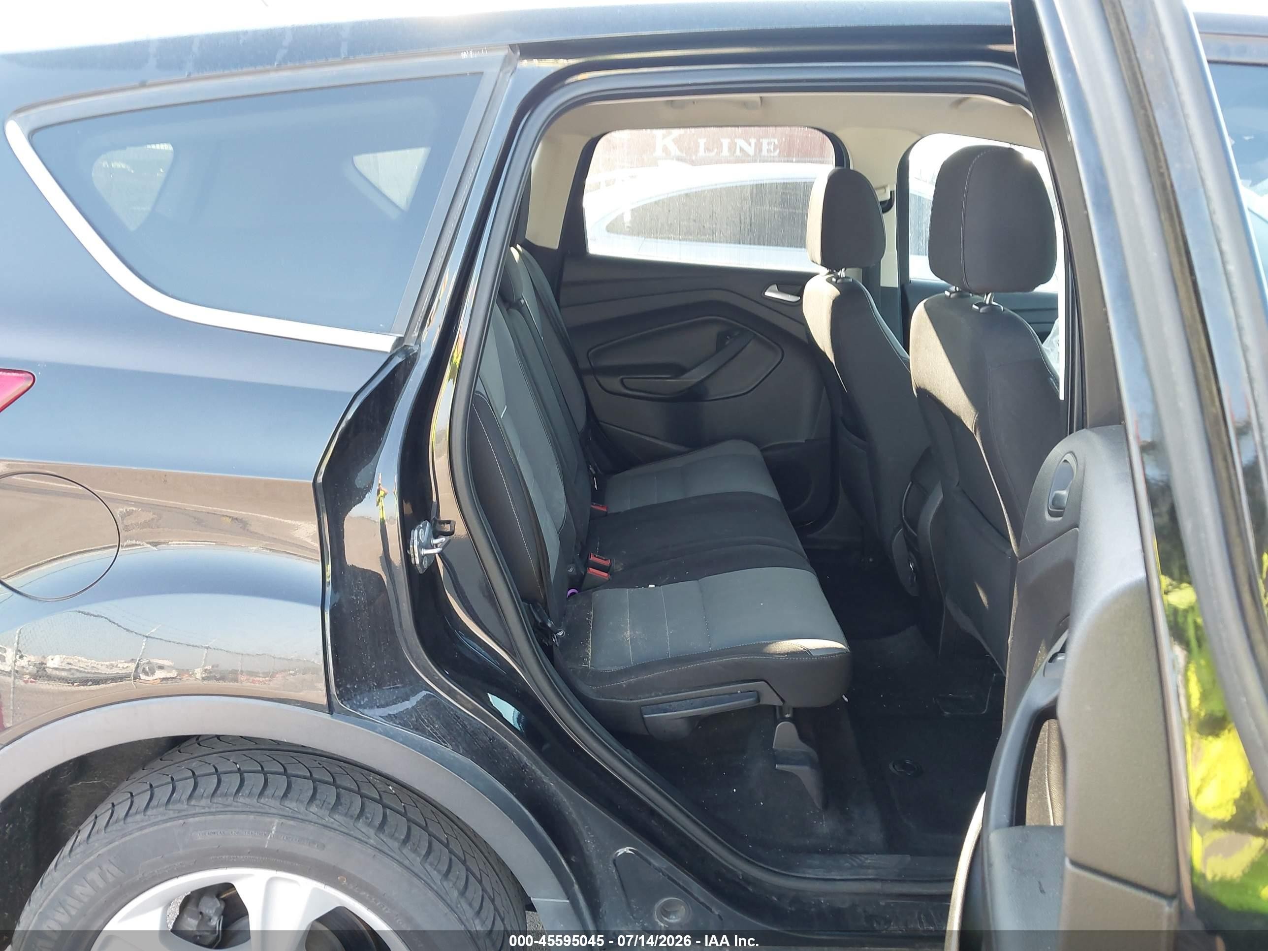 2013 Ford Escape Se Black vin: 1FMCU9GX1DUB84724