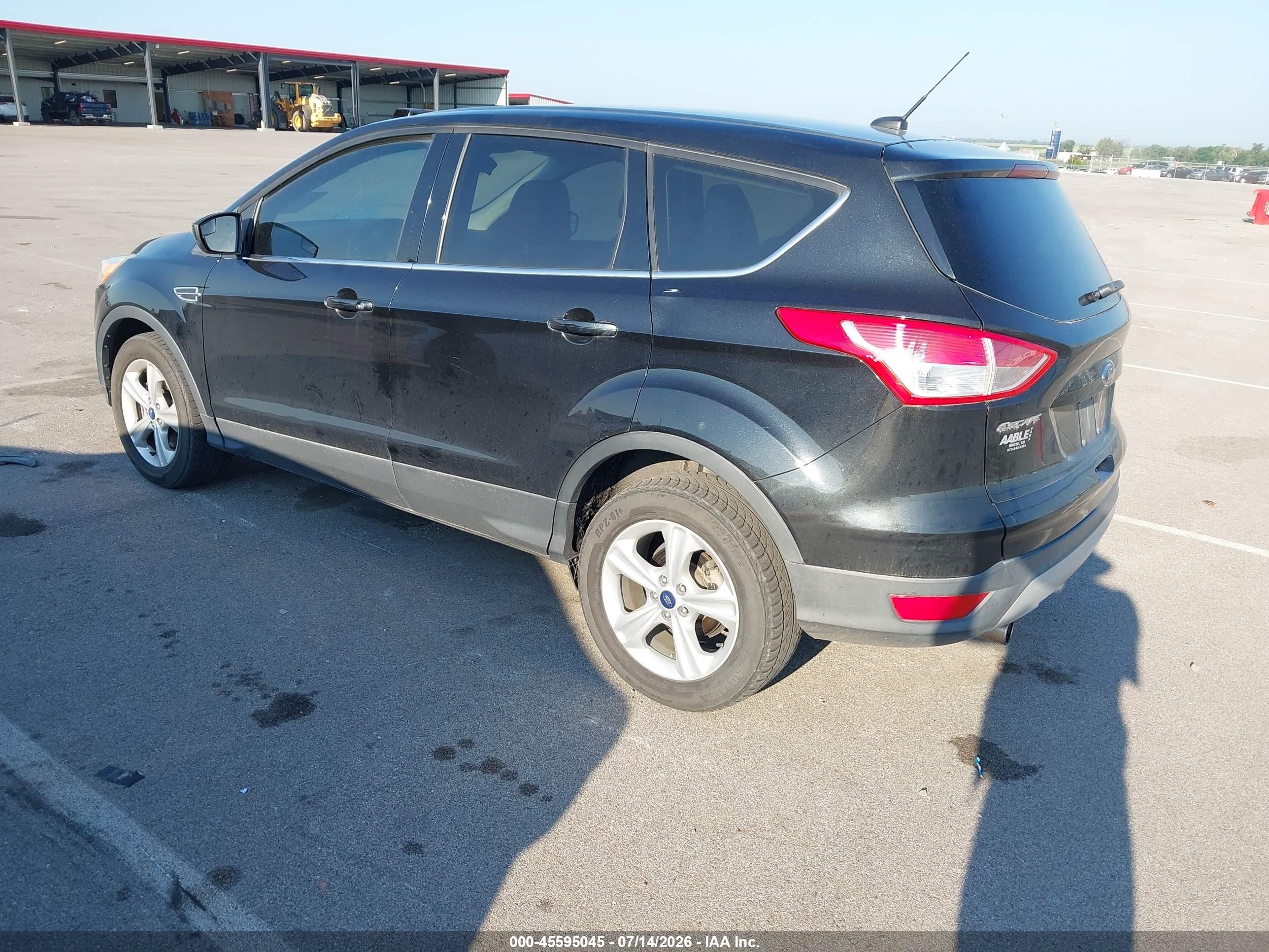 2013 Ford Escape Se Black vin: 1FMCU9GX1DUB84724