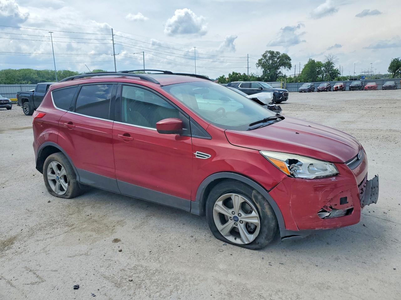 2013 Ford Escape Se Red vin: 1FMCU9GX1DUC10366