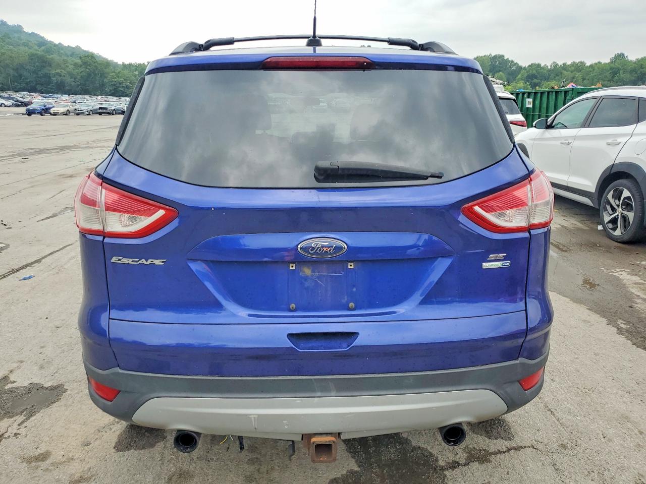 2013 Ford Escape Se Blue vin: 1FMCU9GX1DUC33095