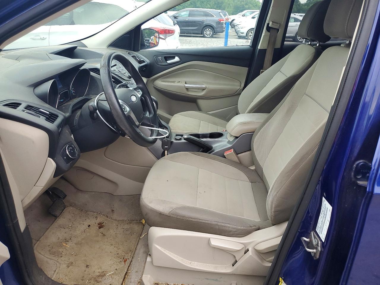 2013 Ford Escape Se Blue vin: 1FMCU9GX1DUC33095