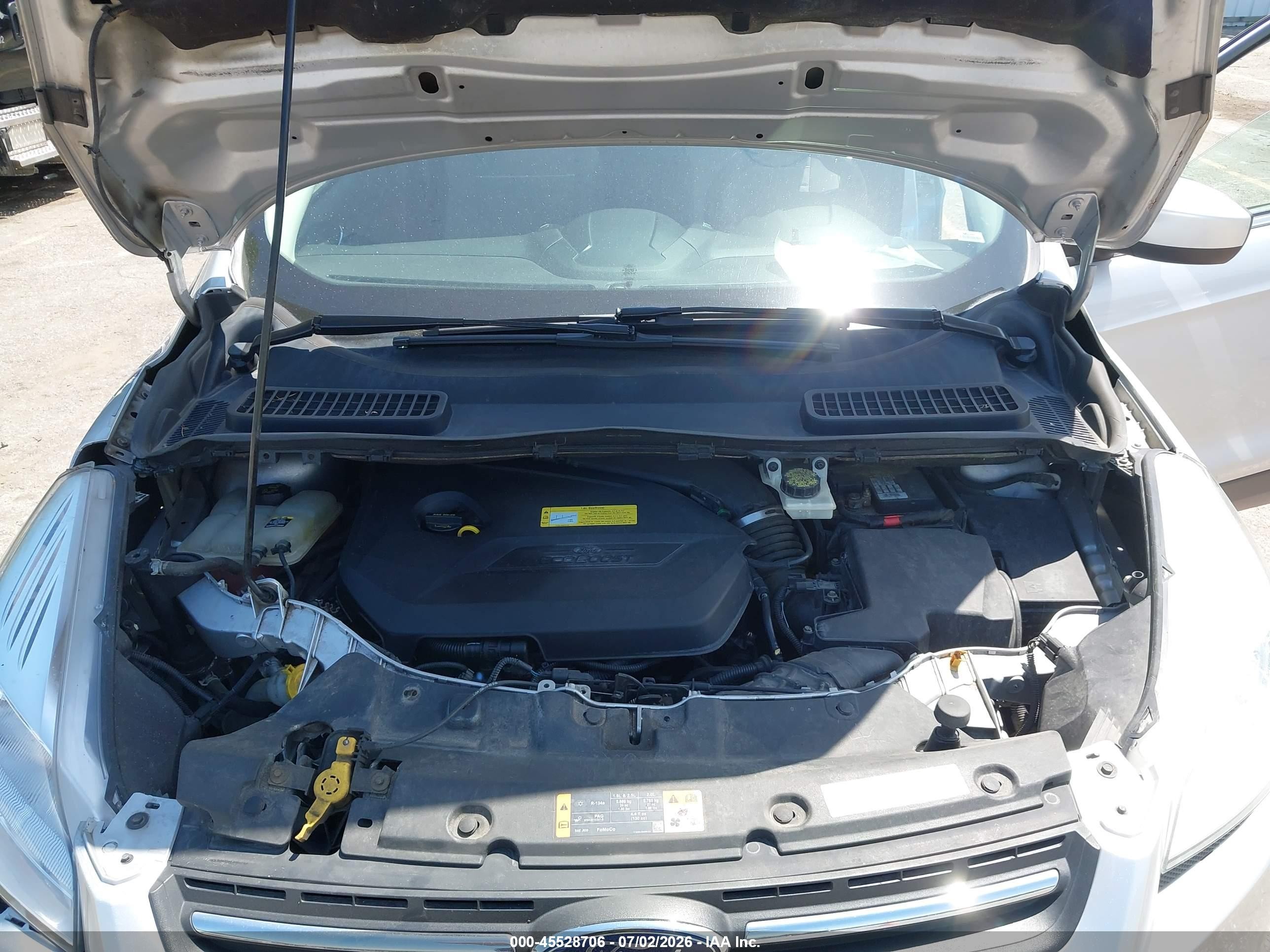 2013 Ford Escape Se Серебряный vin: 1FMCU9GX1DUC48485