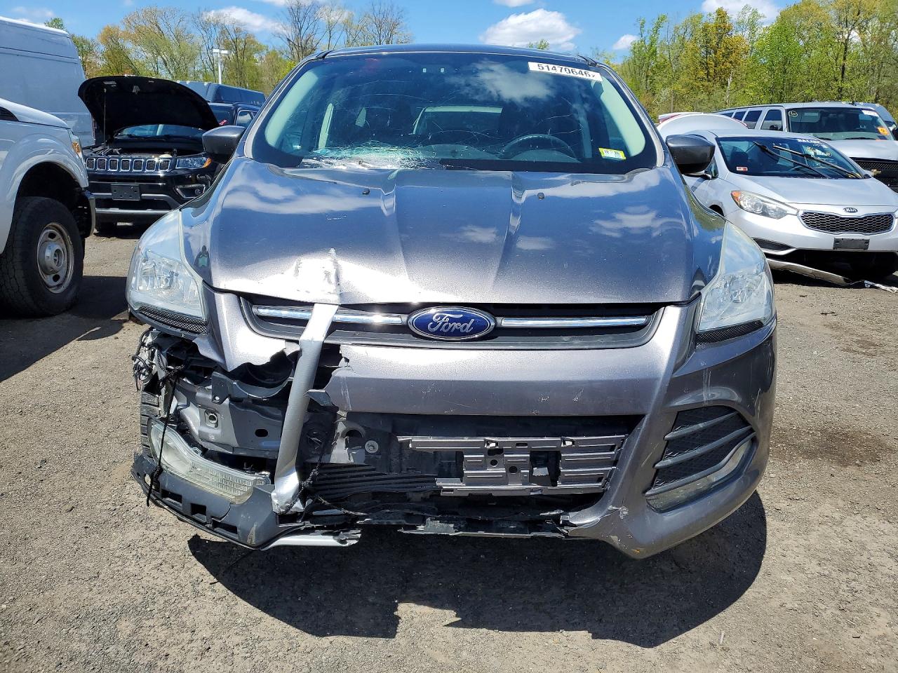 2013 Ford Escape Se Серый vin: 1FMCU9GX1DUD14274