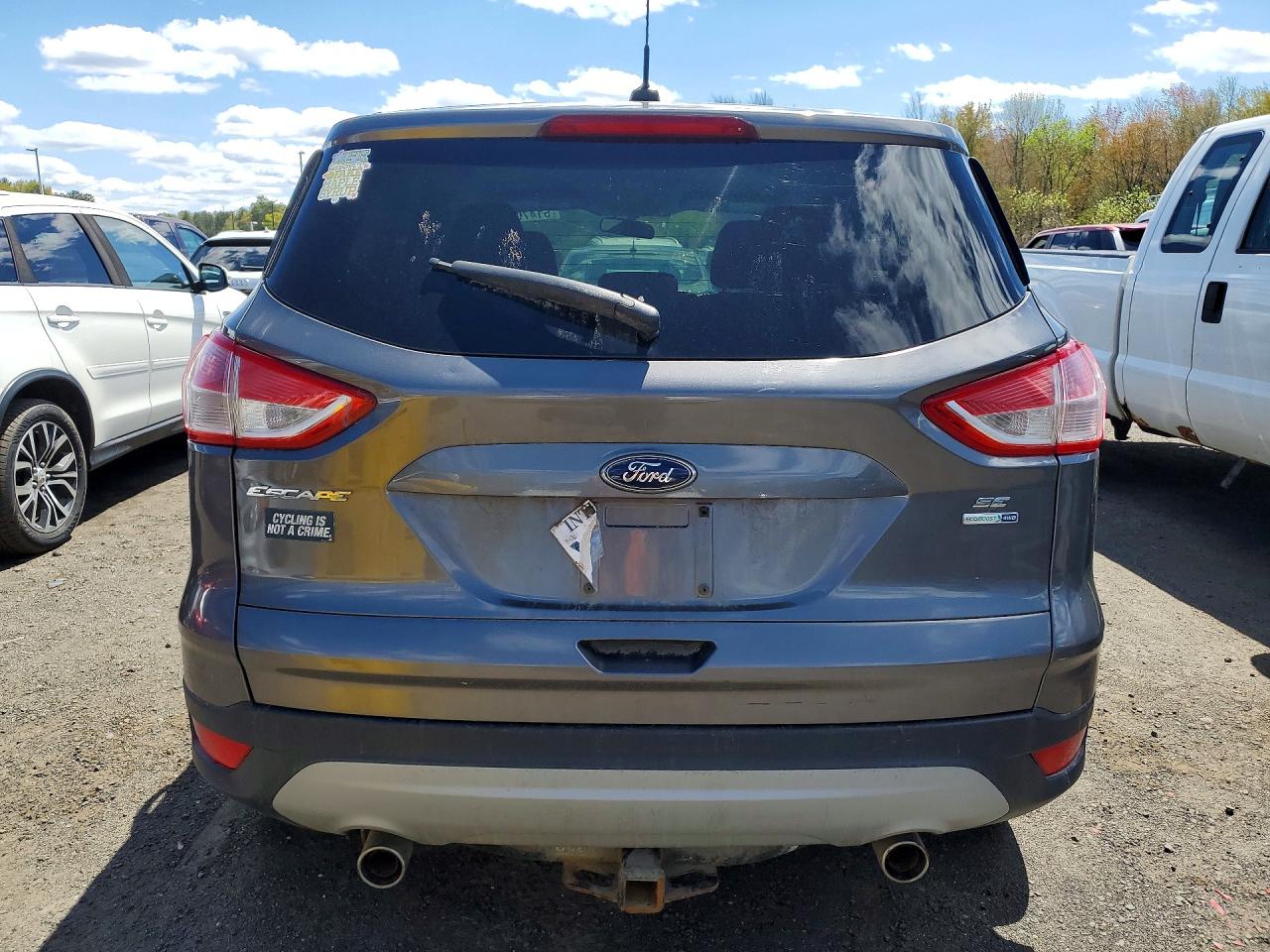2013 Ford Escape Se Серый vin: 1FMCU9GX1DUD14274