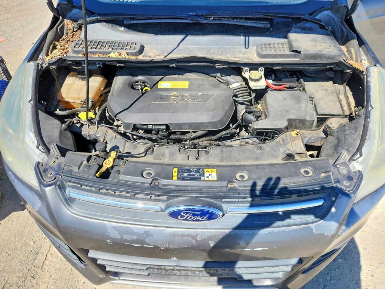 2013 Ford Escape Se Gray vin: 1FMCU9GX1DUD70330