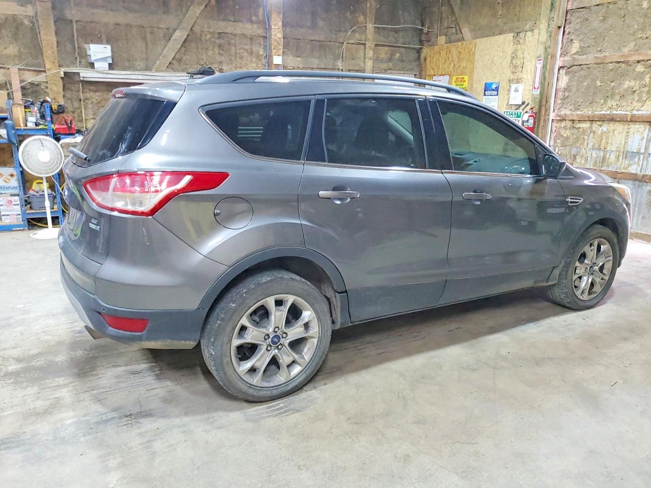2014 Ford Escape Se Gray vin: 1FMCU9GX1EUA05485