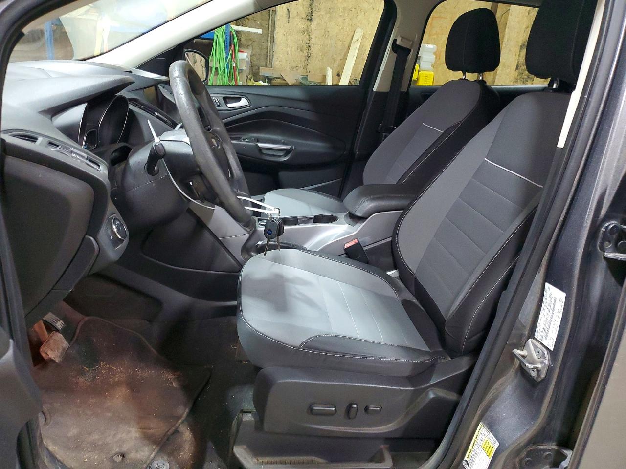 2014 Ford Escape Se Gray vin: 1FMCU9GX1EUA05485