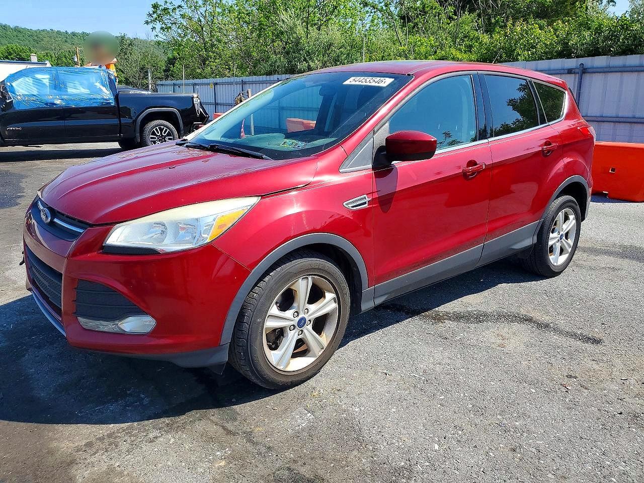 2014 Ford Escape Se Red vin: 1FMCU9GX1EUA10119