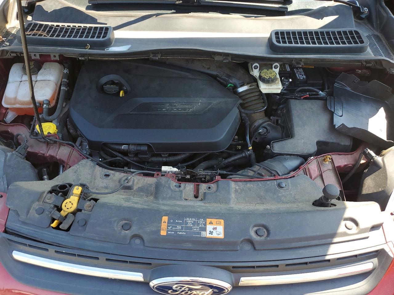 2014 Ford Escape Se Red vin: 1FMCU9GX1EUA10119