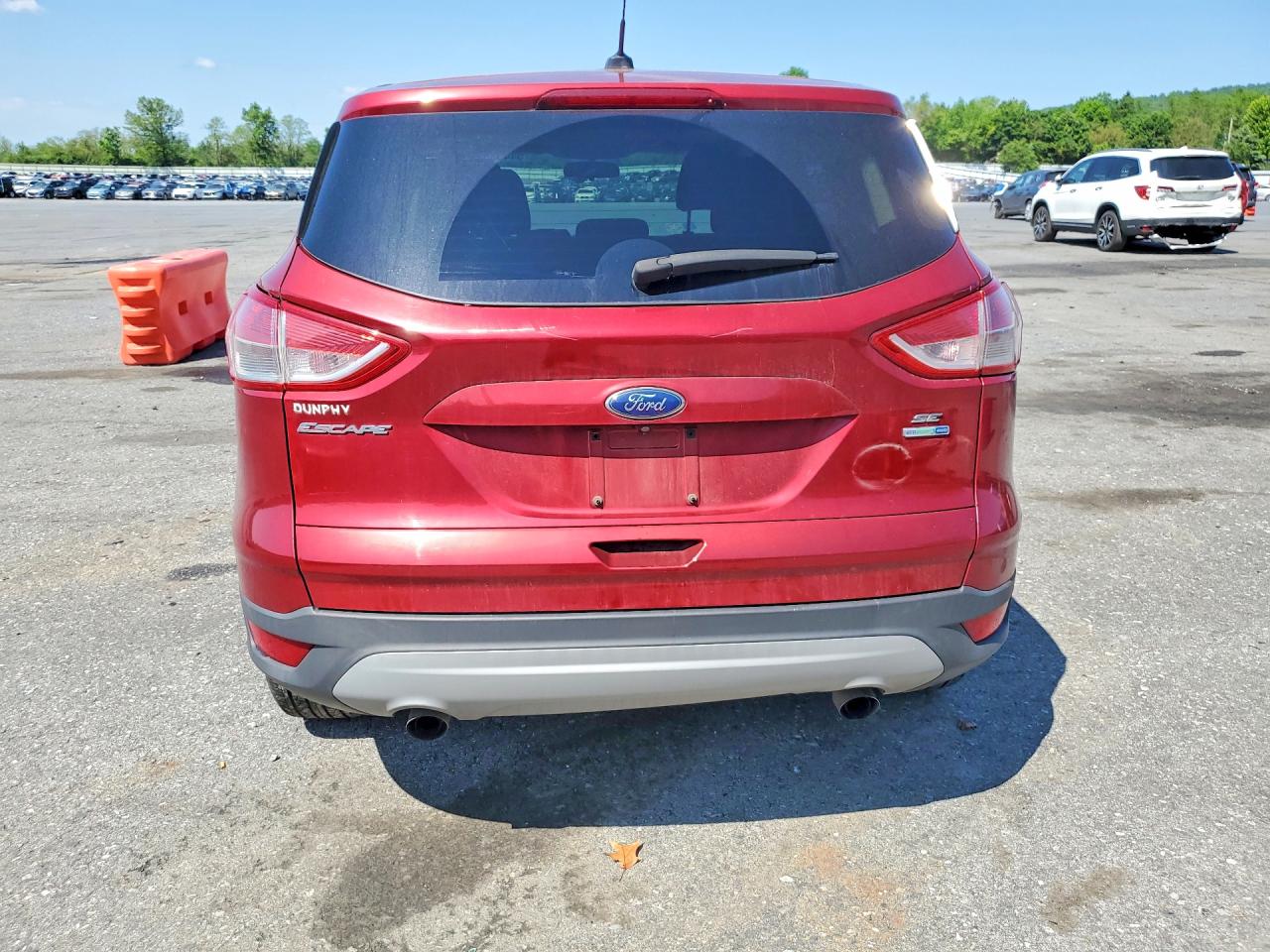 2014 Ford Escape Se Red vin: 1FMCU9GX1EUA10119