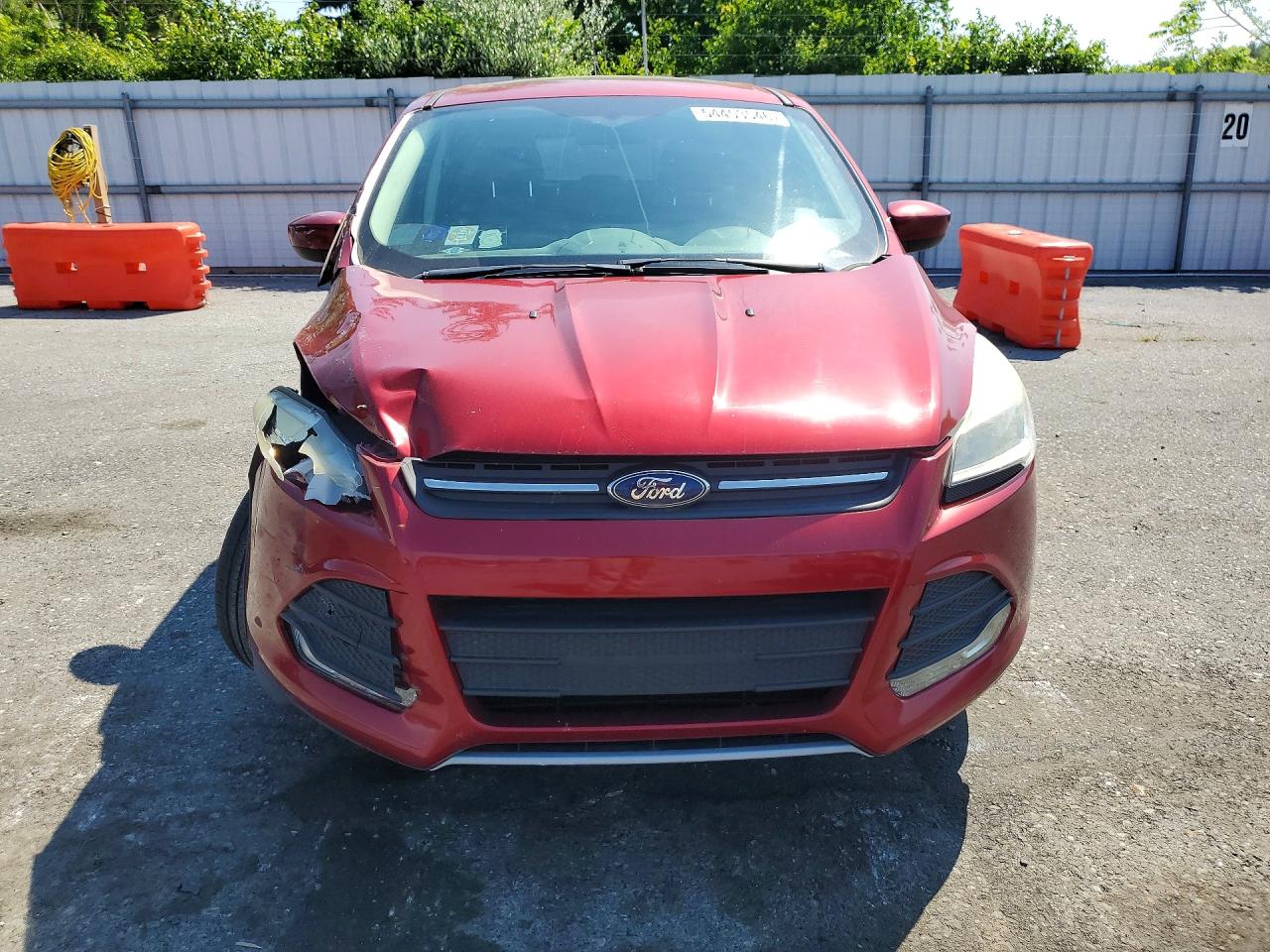 2014 Ford Escape Se Red vin: 1FMCU9GX1EUA10119