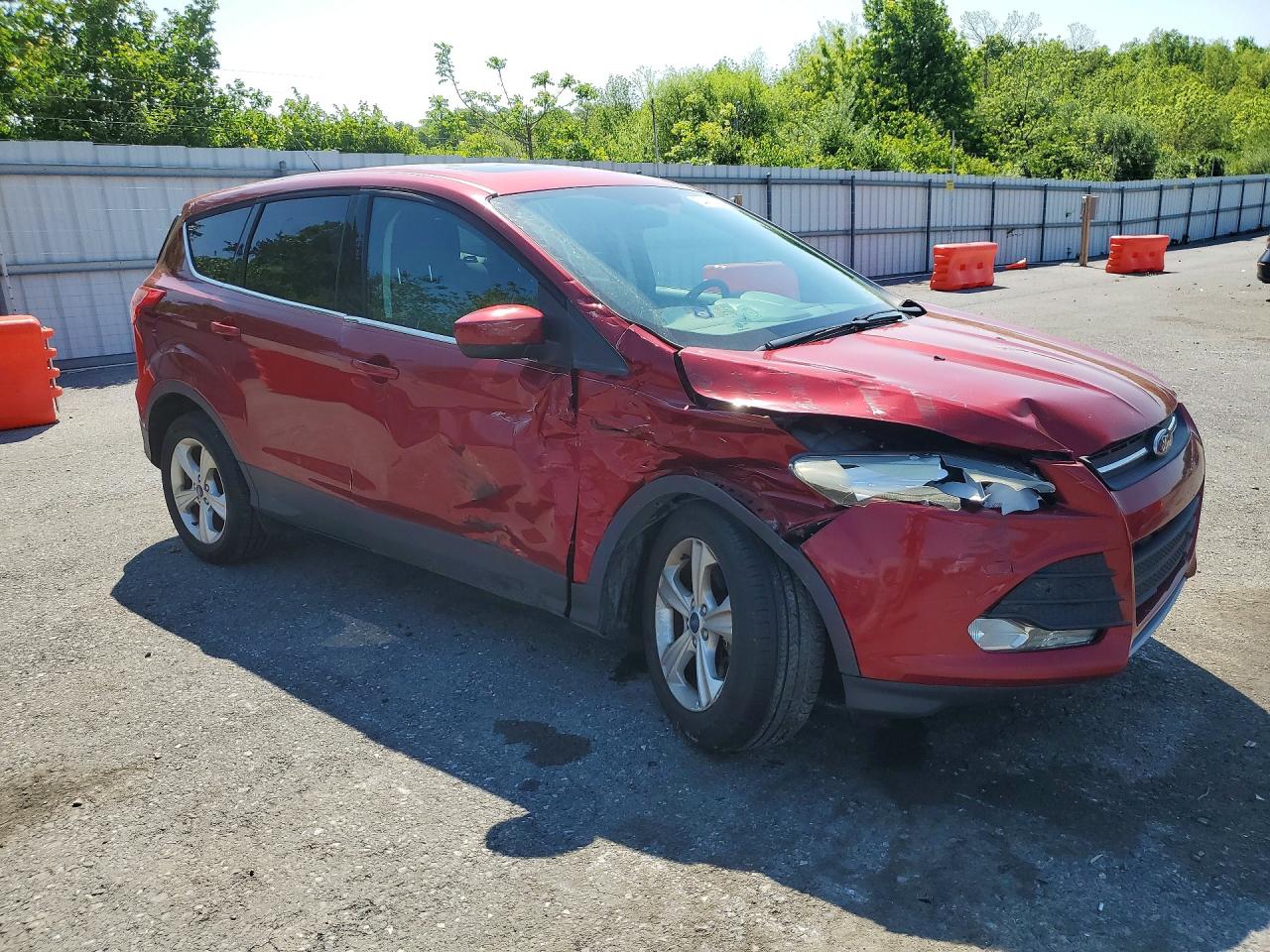 2014 Ford Escape Se Red vin: 1FMCU9GX1EUA10119