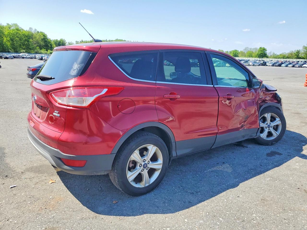 2014 Ford Escape Se Red vin: 1FMCU9GX1EUA10119