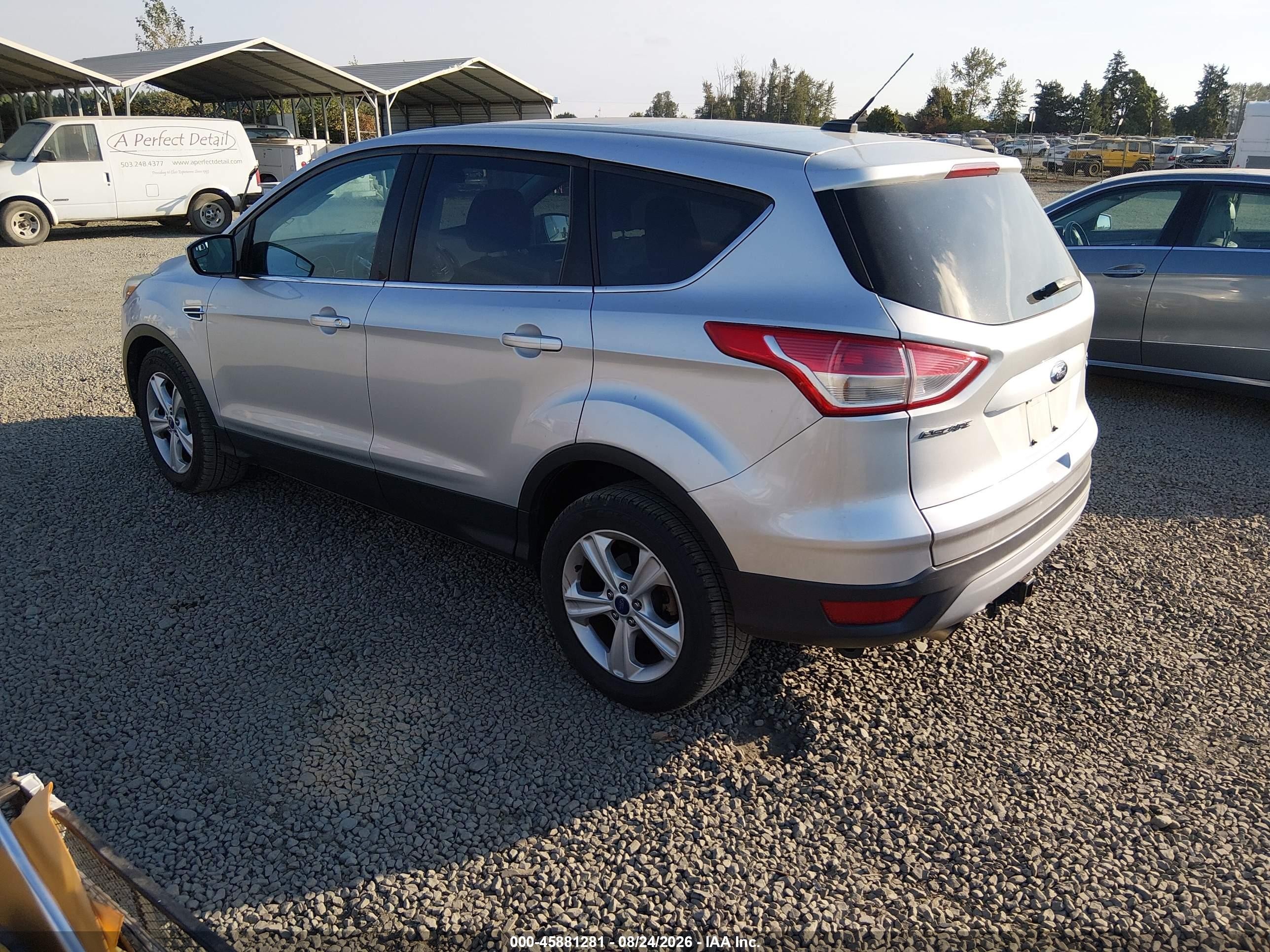 2014 Ford Escape Se Silver vin: 1FMCU9GX1EUA78212