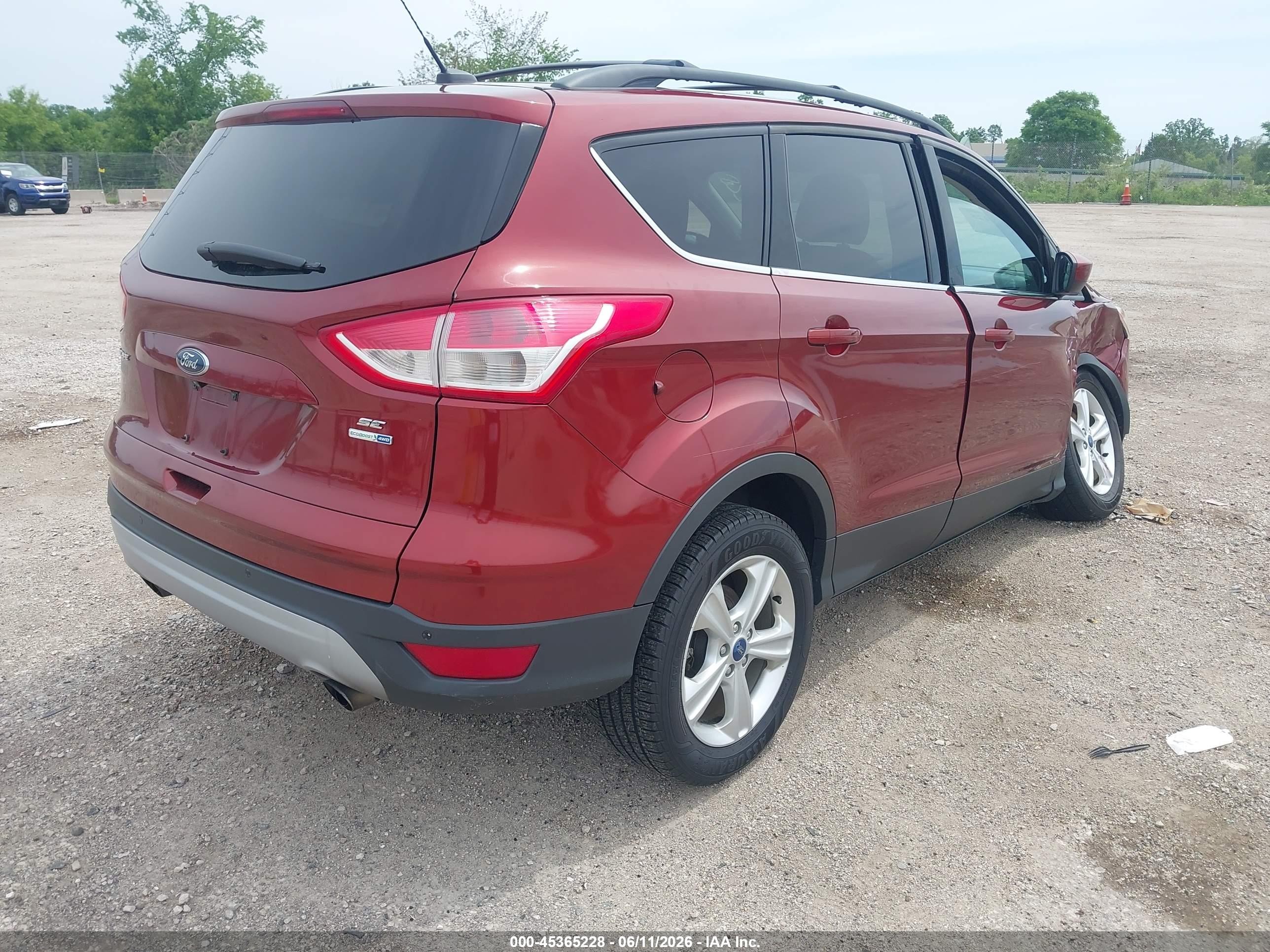 2014 Ford Escape Se Red vin: 1FMCU9GX1EUA90473