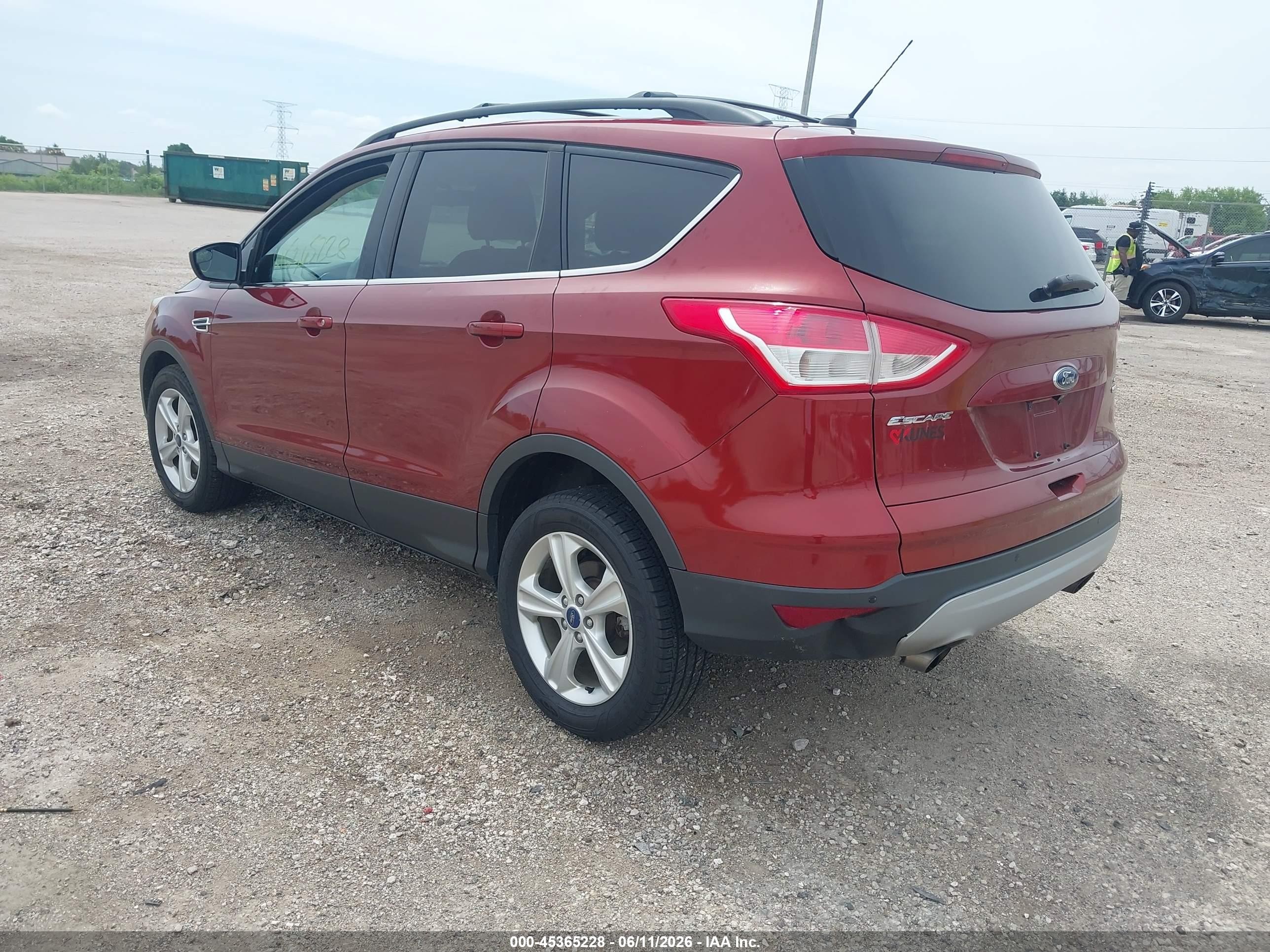 2014 Ford Escape Se Red vin: 1FMCU9GX1EUA90473