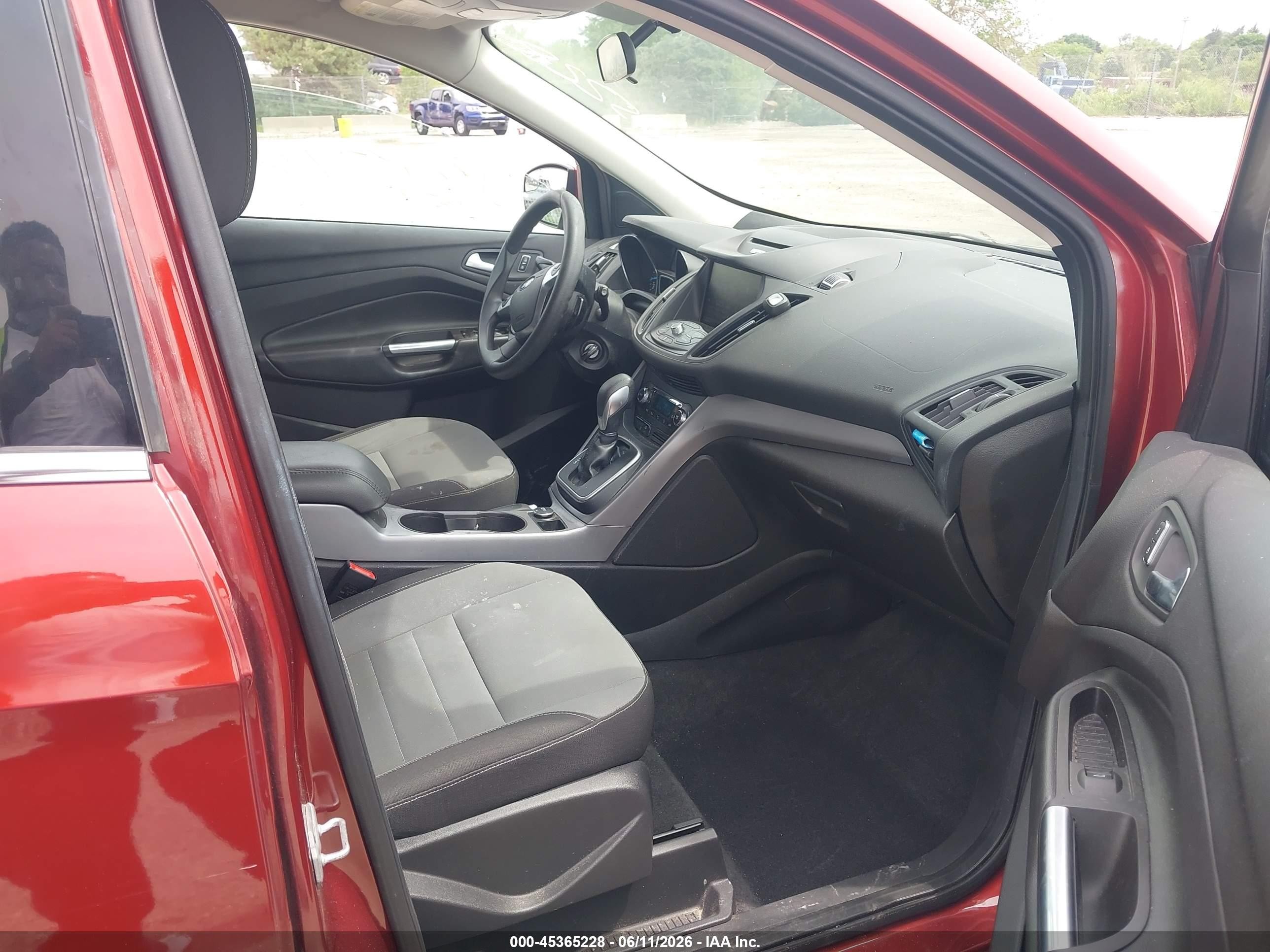 2014 Ford Escape Se Red vin: 1FMCU9GX1EUA90473