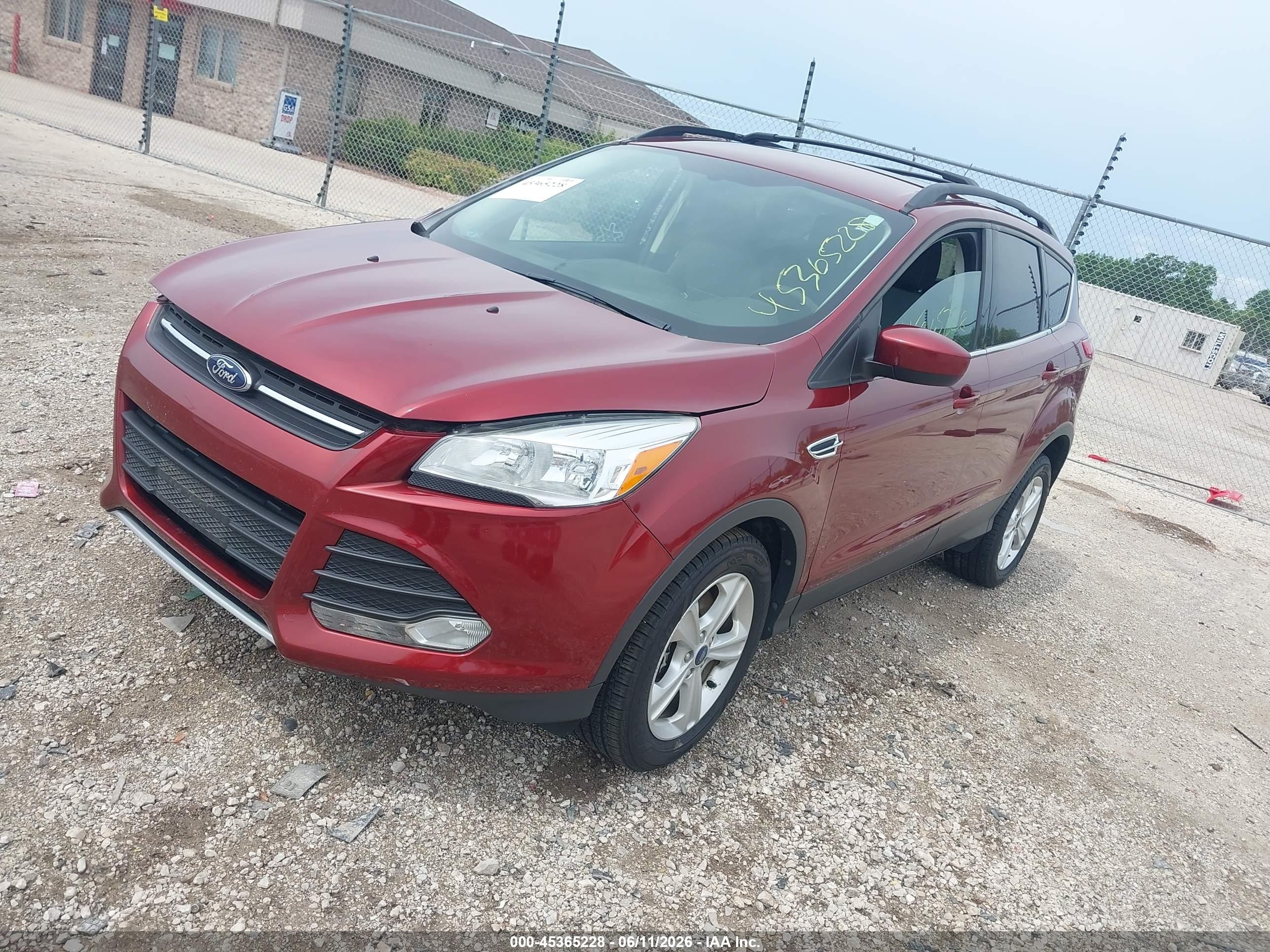2014 Ford Escape Se Red vin: 1FMCU9GX1EUA90473