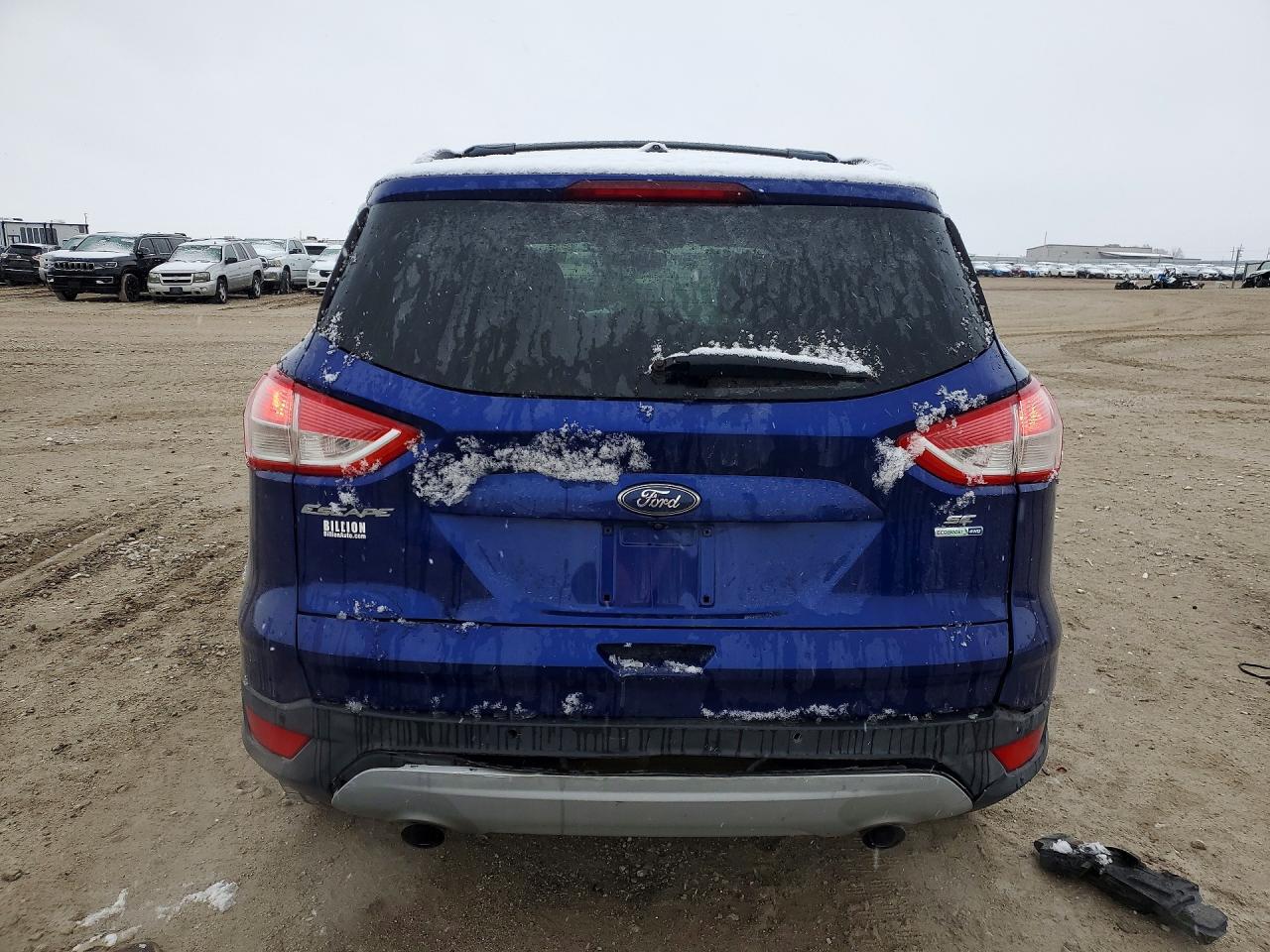 2014 Ford Escape Se Blue vin: 1FMCU9GX1EUB63616