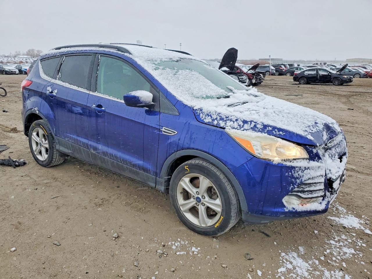 2014 Ford Escape Se Blue vin: 1FMCU9GX1EUB63616
