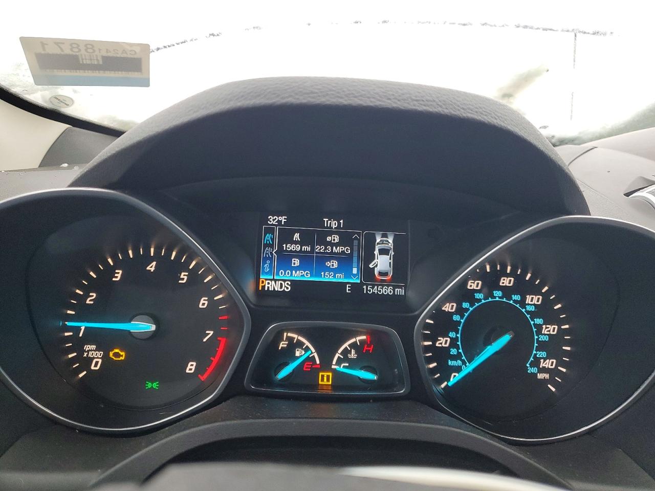 2014 Ford Escape Se Blue vin: 1FMCU9GX1EUB63616