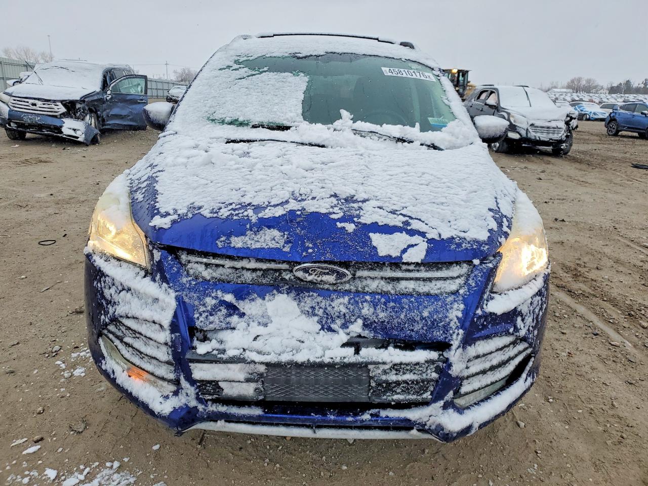 2014 Ford Escape Se Blue vin: 1FMCU9GX1EUB63616