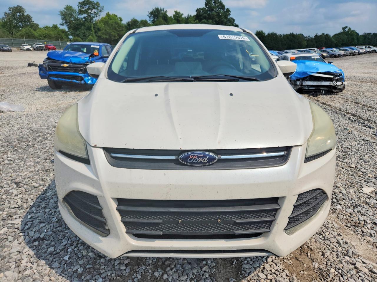 2014 Ford Escape Se White vin: 1FMCU9GX1EUB75412