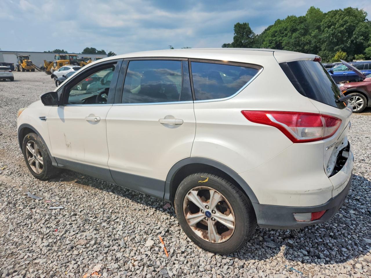 2014 Ford Escape Se White vin: 1FMCU9GX1EUB75412