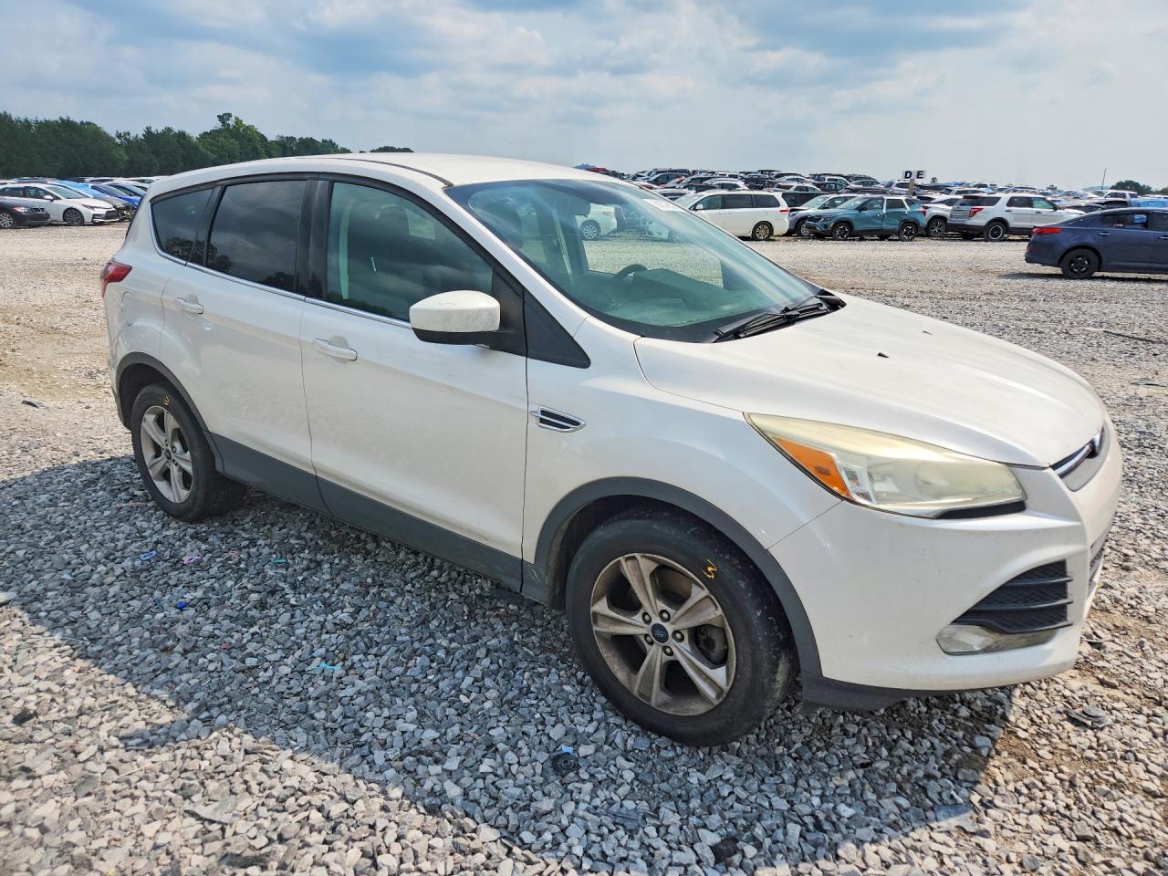 2014 Ford Escape Se White vin: 1FMCU9GX1EUB75412