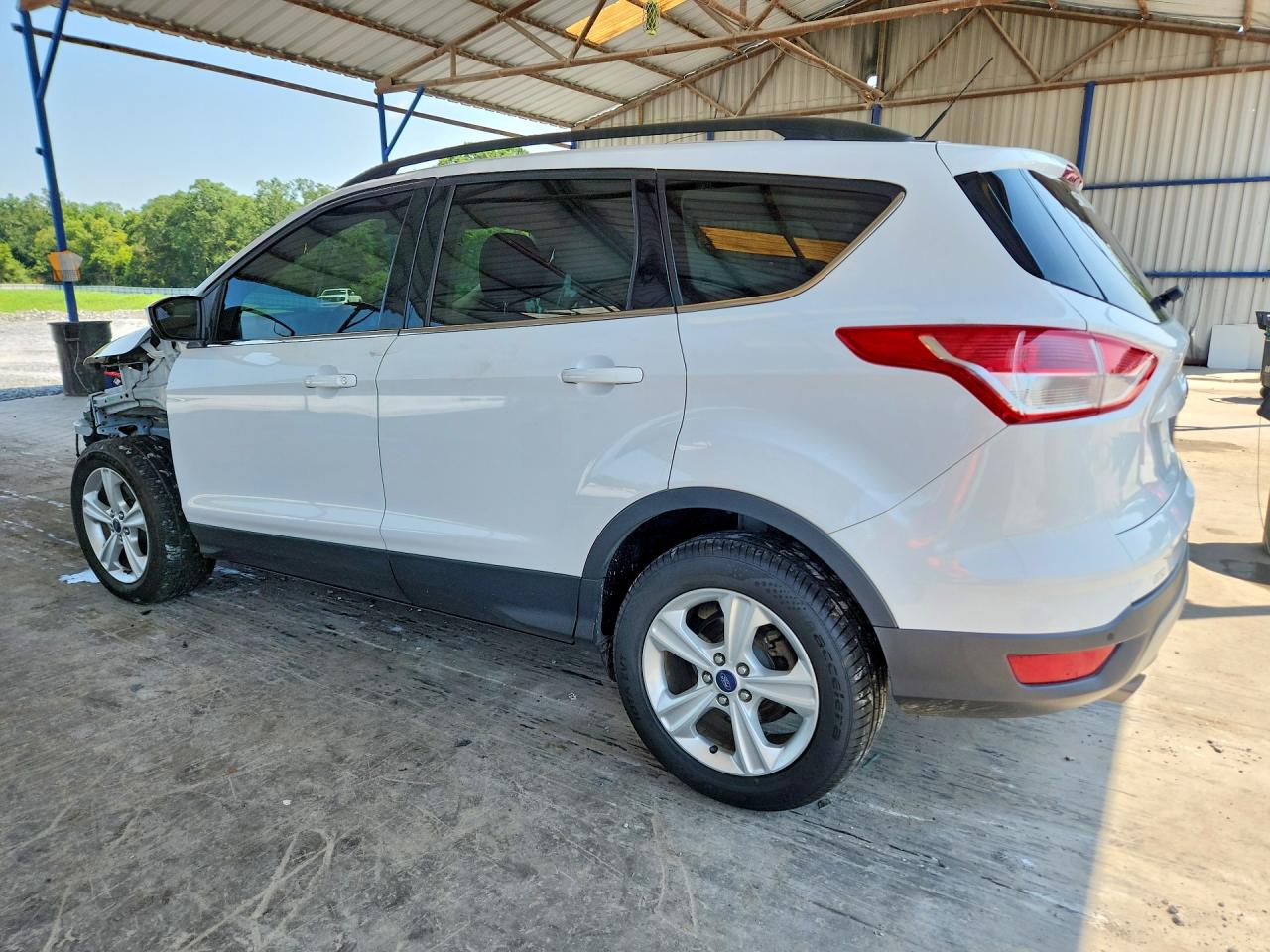 2014 Ford Escape Se White vin: 1FMCU9GX1EUB85891