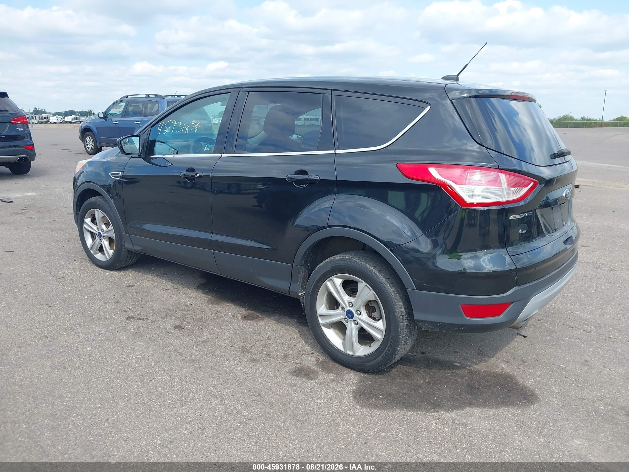 2014 Ford Escape Se Черный vin: 1FMCU9GX1EUC23667