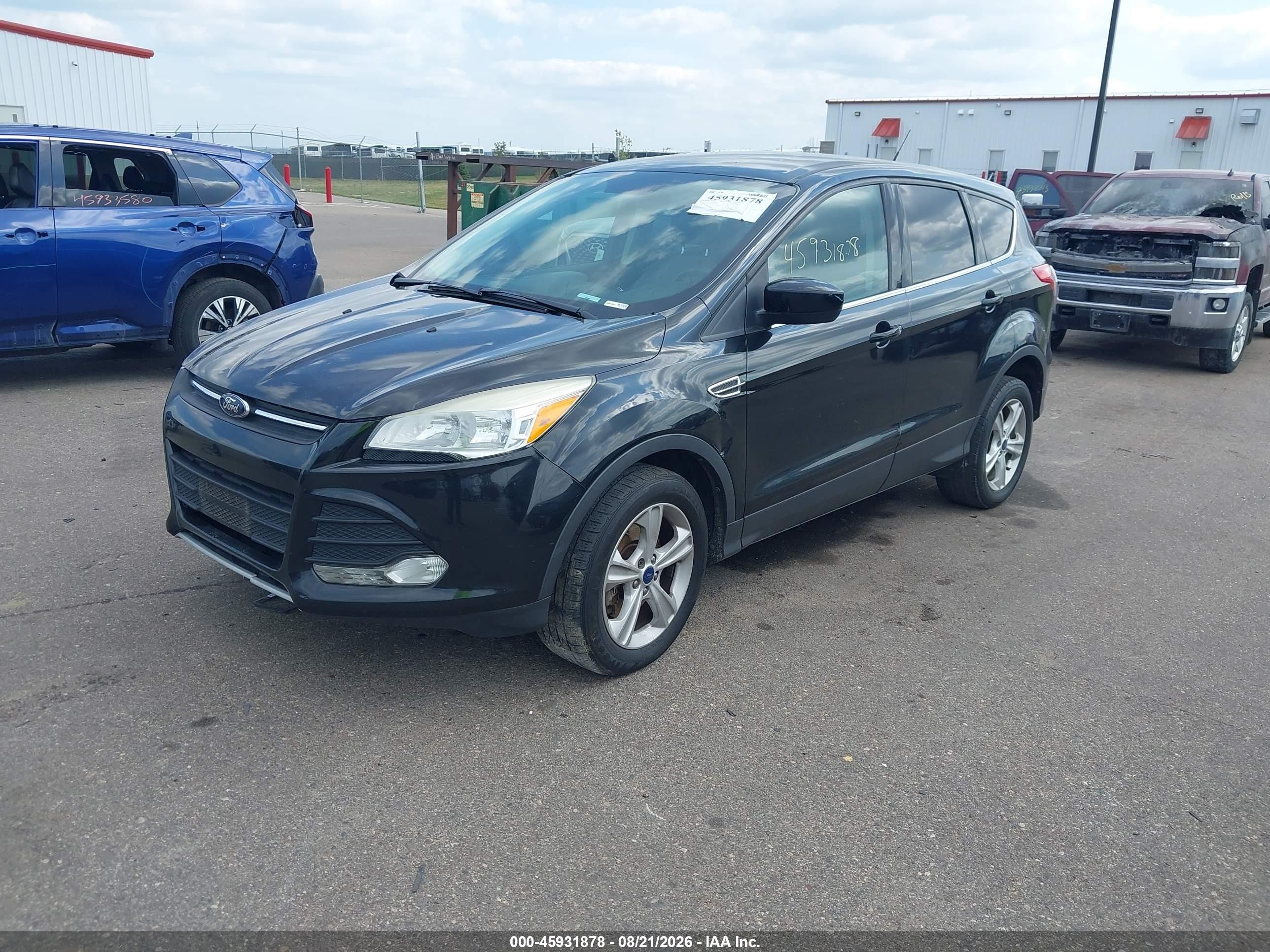 2014 Ford Escape Se Черный vin: 1FMCU9GX1EUC23667