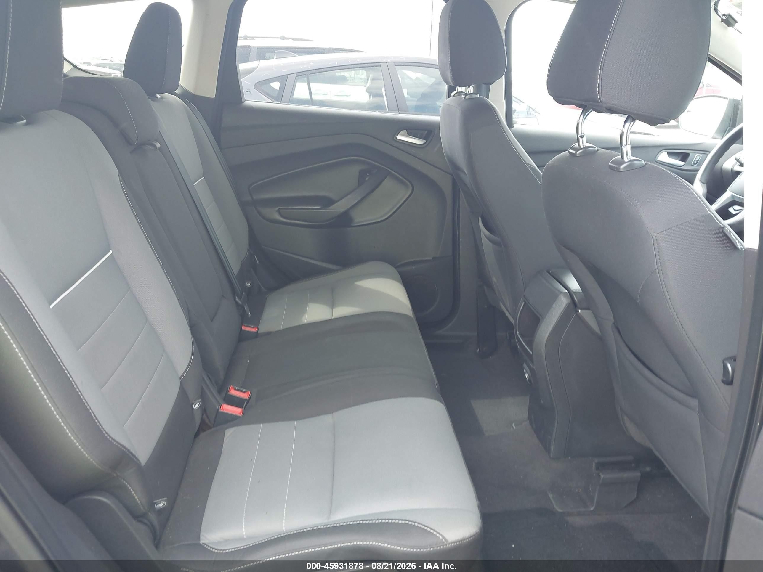 2014 Ford Escape Se Черный vin: 1FMCU9GX1EUC23667