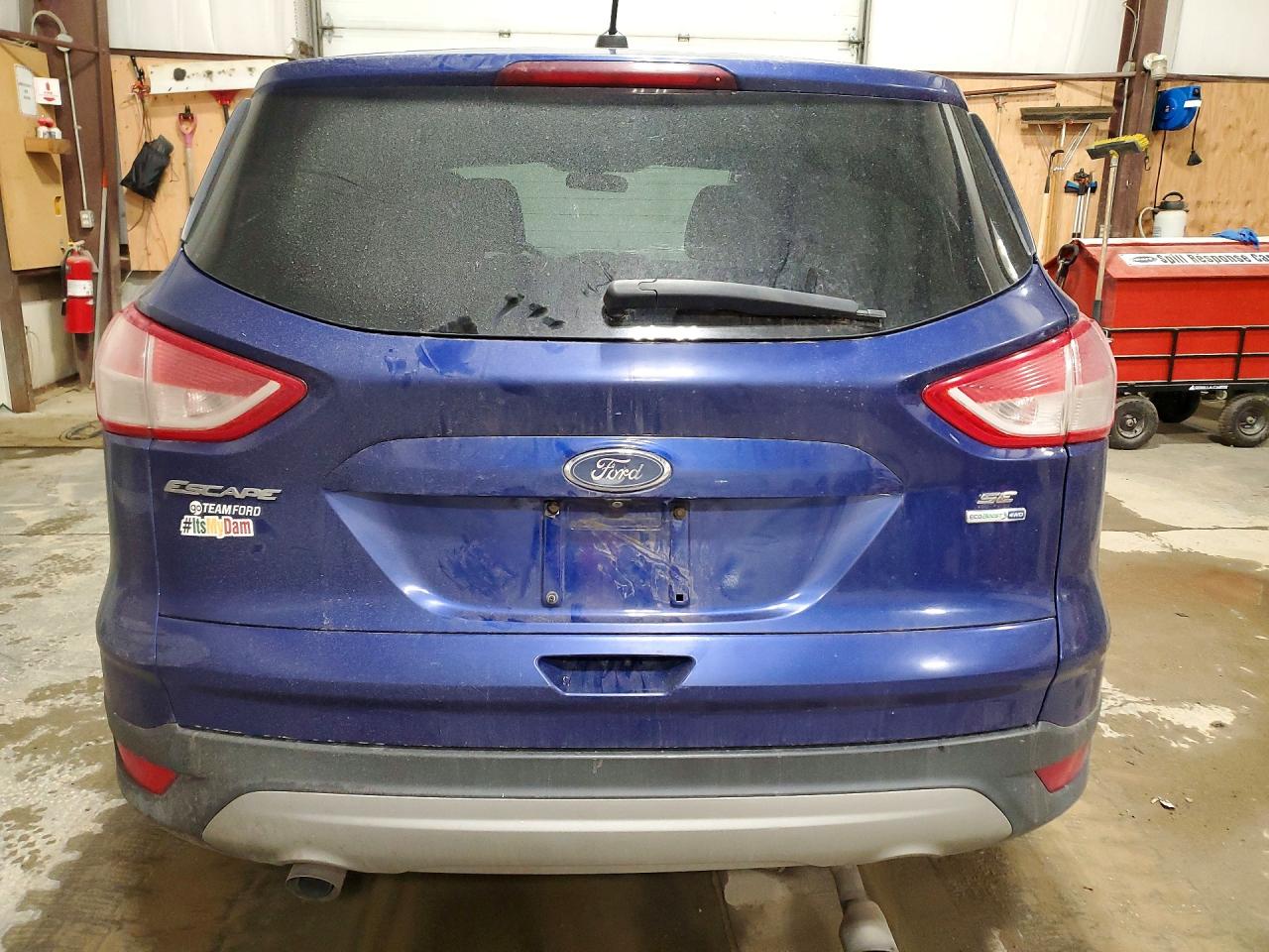 2014 Ford Escape Se Blue vin: 1FMCU9GX1EUC55261