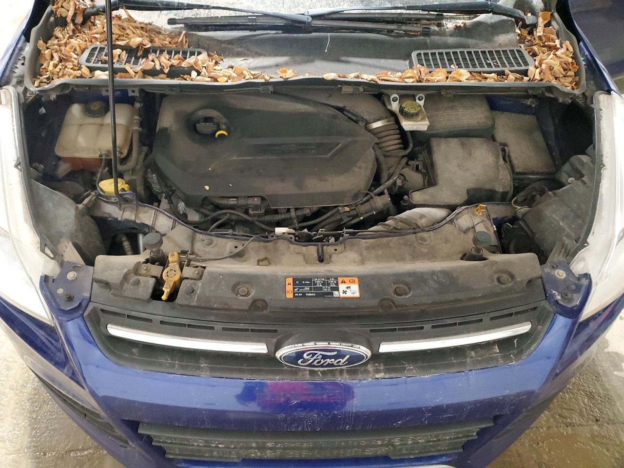 2014 Ford Escape Se Blue vin: 1FMCU9GX1EUC55261