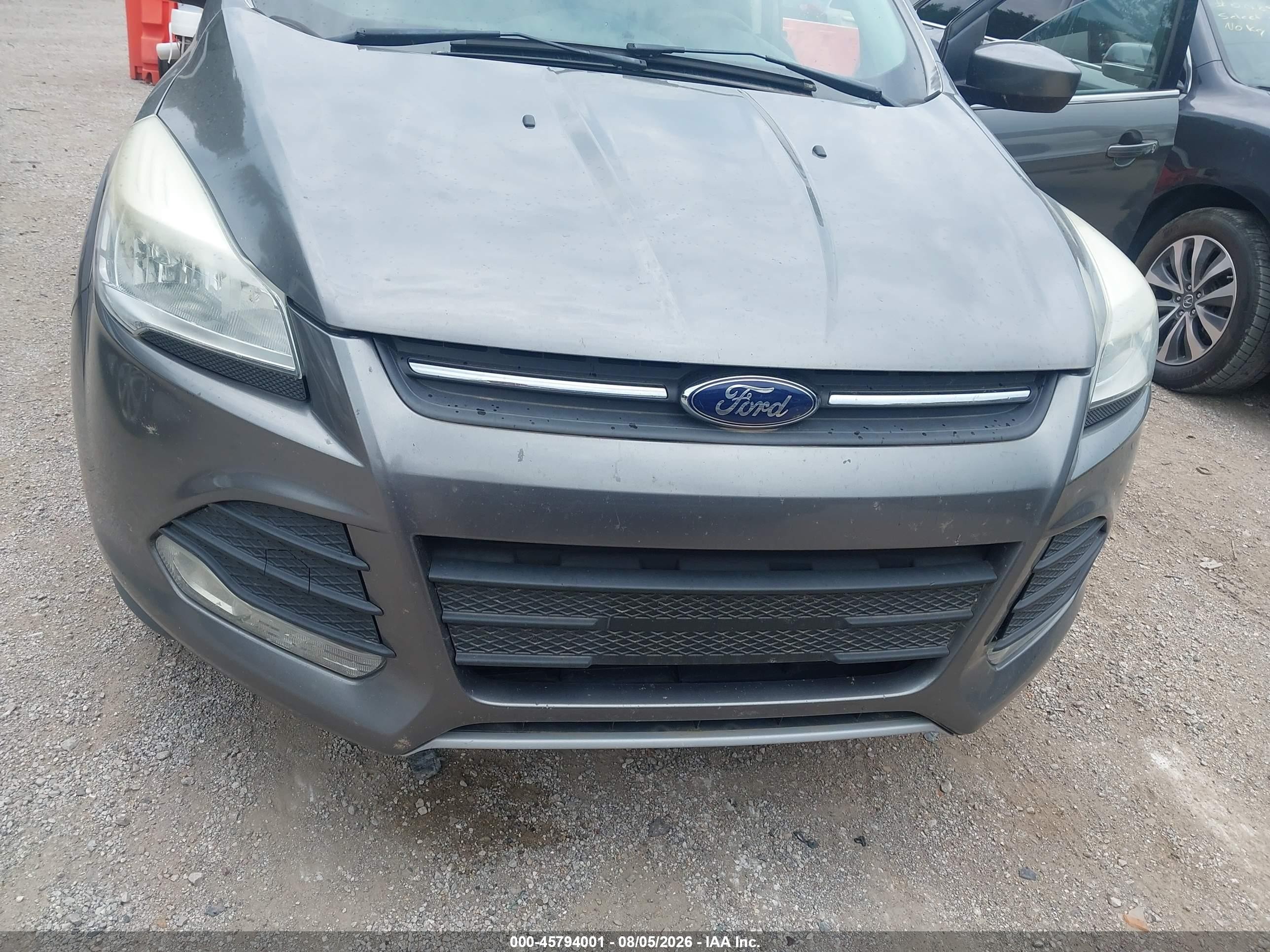 2014 Ford Escape Se Gray vin: 1FMCU9GX1EUD37281