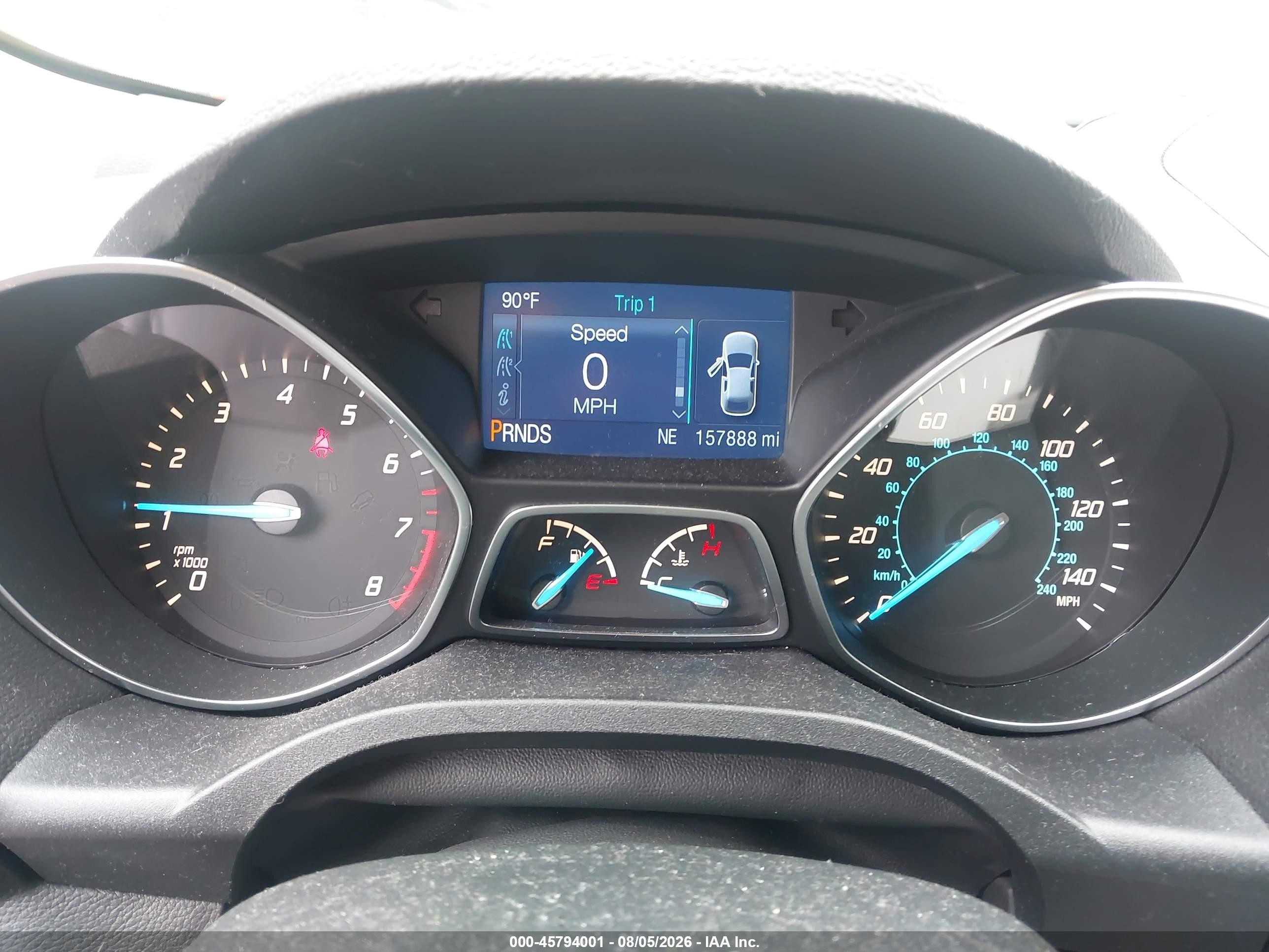 2014 Ford Escape Se Gray vin: 1FMCU9GX1EUD37281