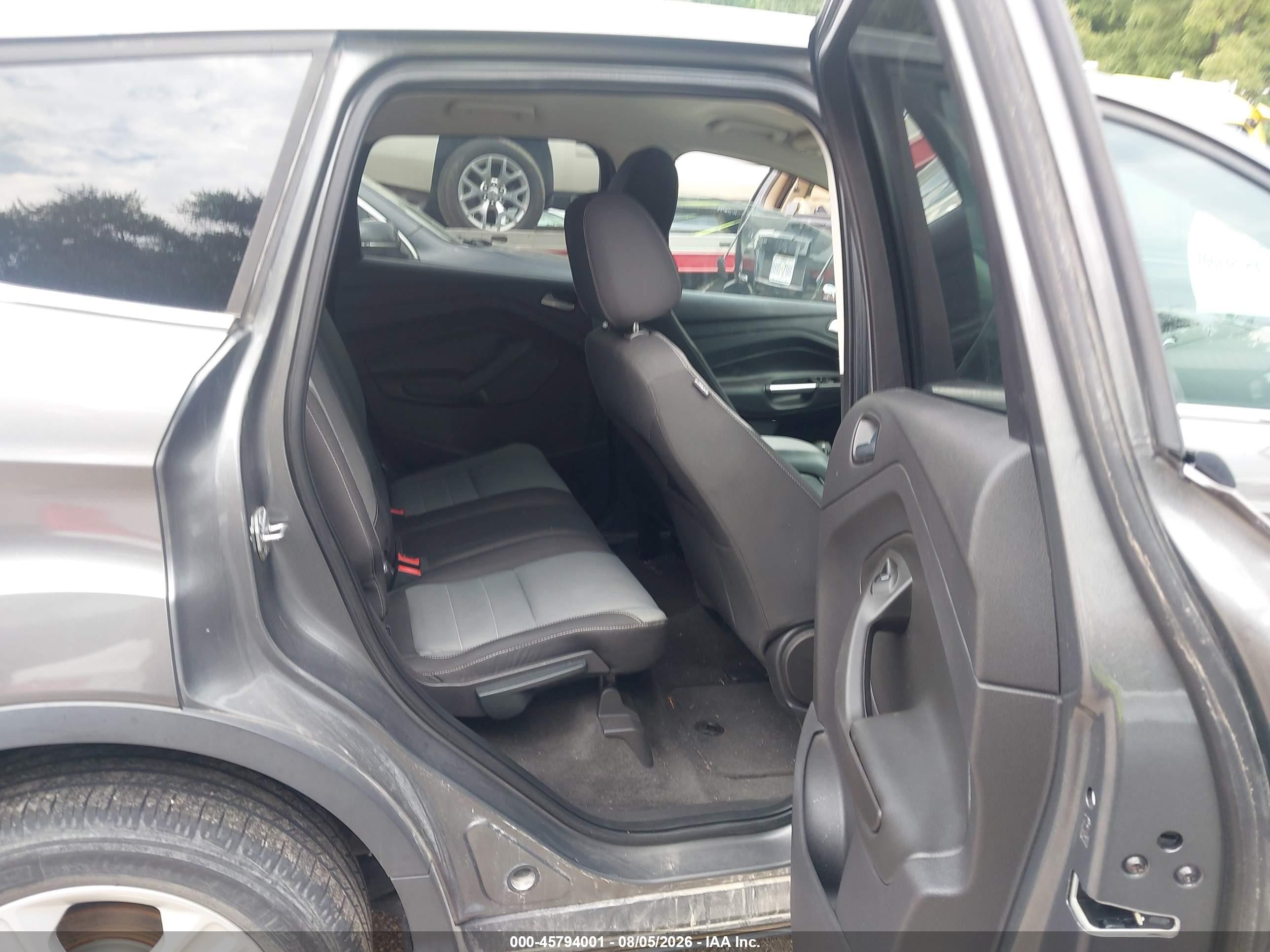 2014 Ford Escape Se Gray vin: 1FMCU9GX1EUD37281