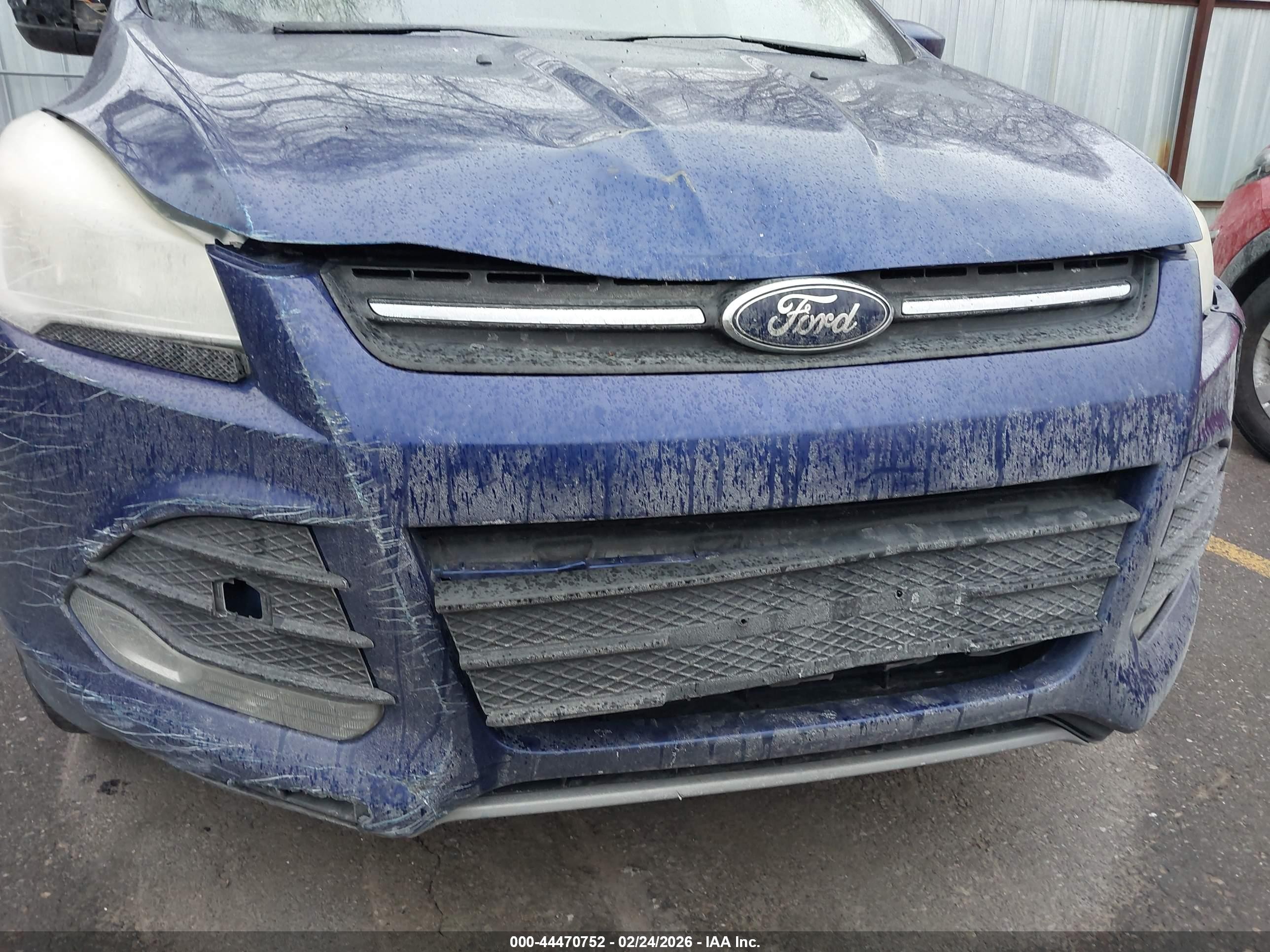2014 Ford Escape Se Blue vin: 1FMCU9GX1EUD67025