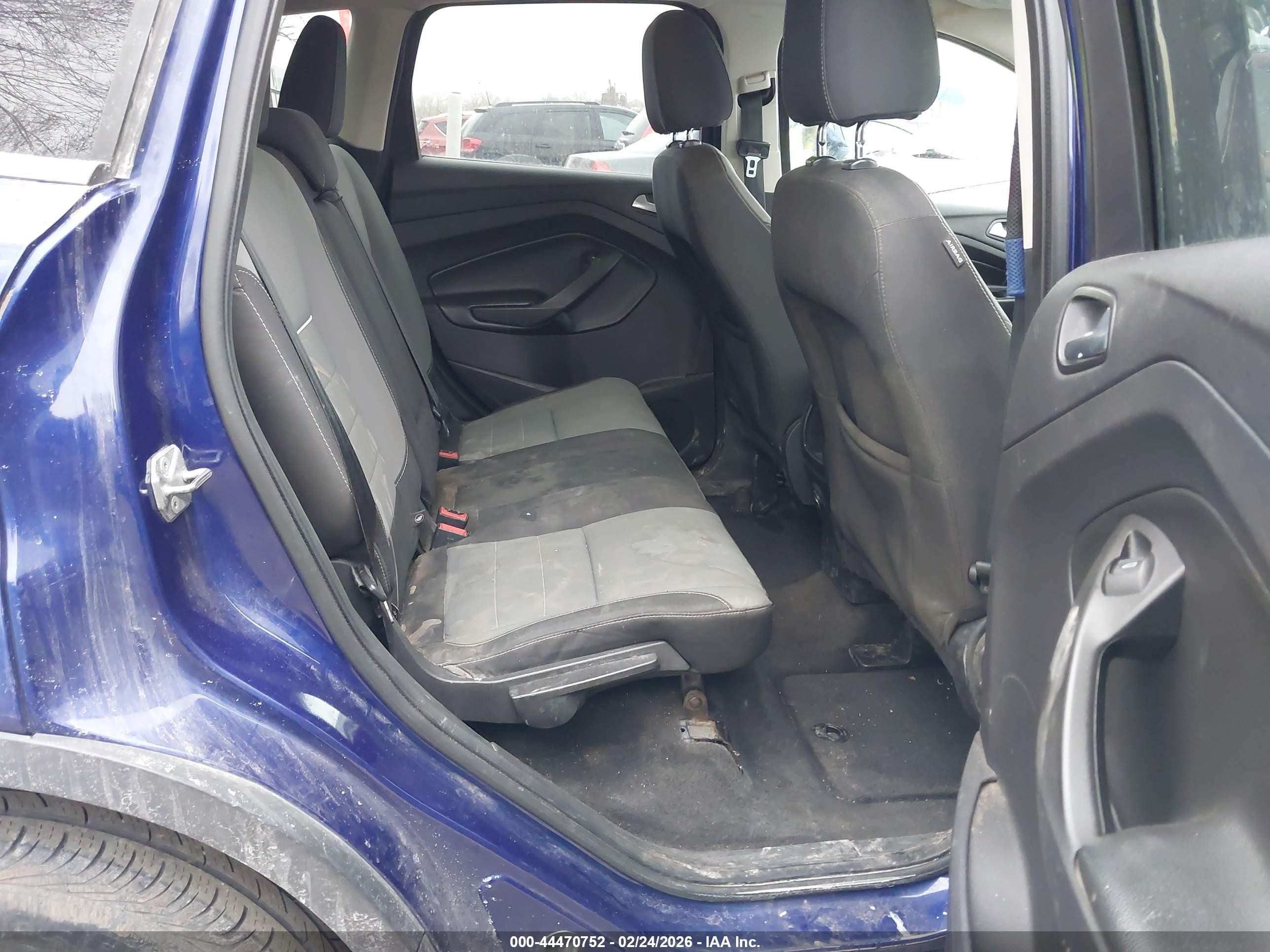 2014 Ford Escape Se Blue vin: 1FMCU9GX1EUD67025